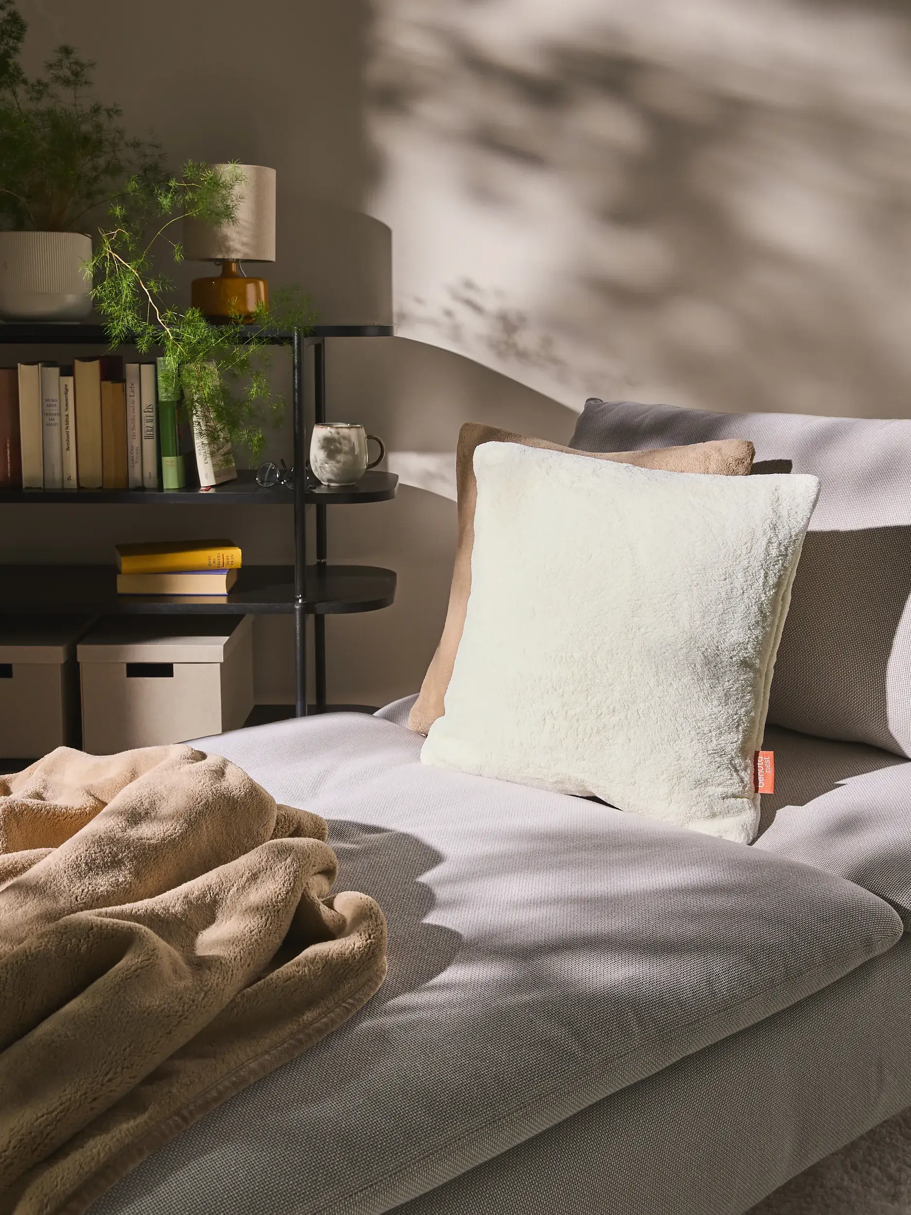 Coussin Cosi Crème de benuta