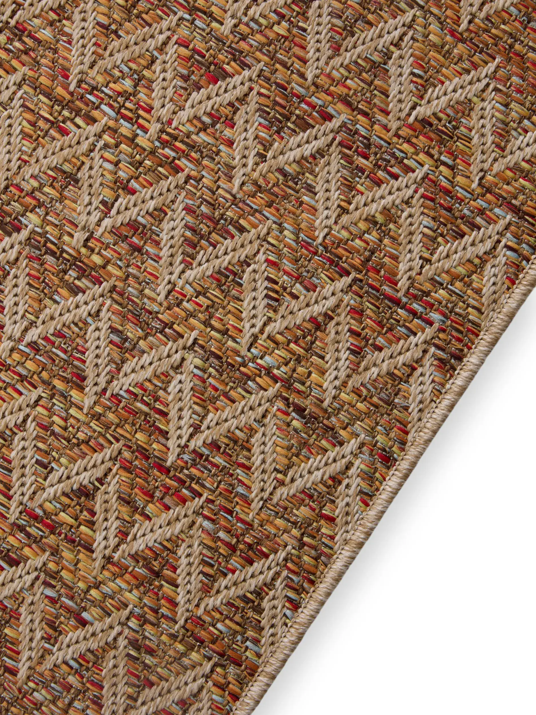 Rug made of 100% Polypropylen in Beige with a 100% Polypropylen high pile by benuta Nest