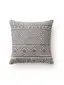 Funda de almohada Naxos Crema/Antracita