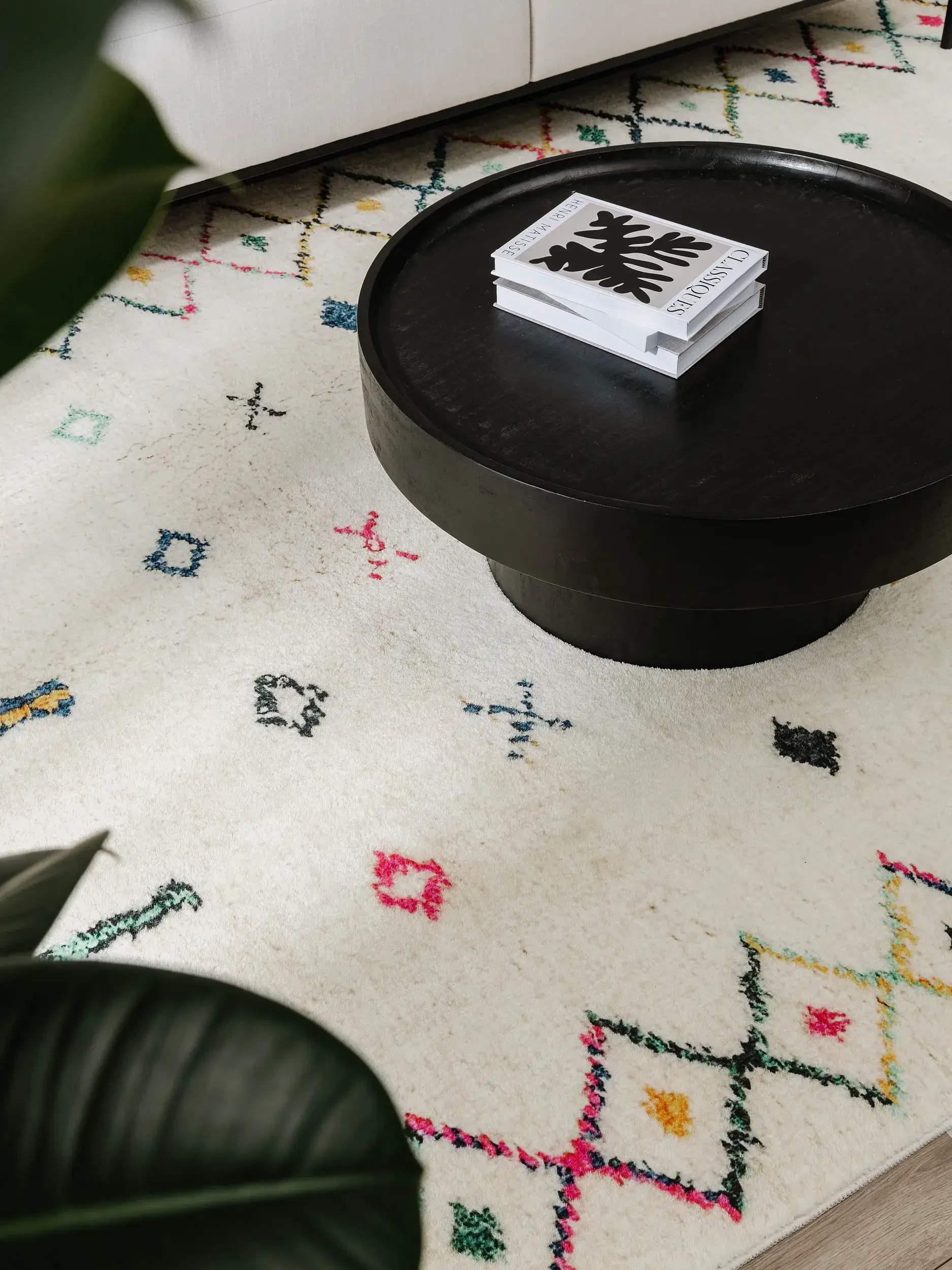 Matta av 100% Polyester i Flerfärgad med 100% Polyester hög lugg från benuta POP