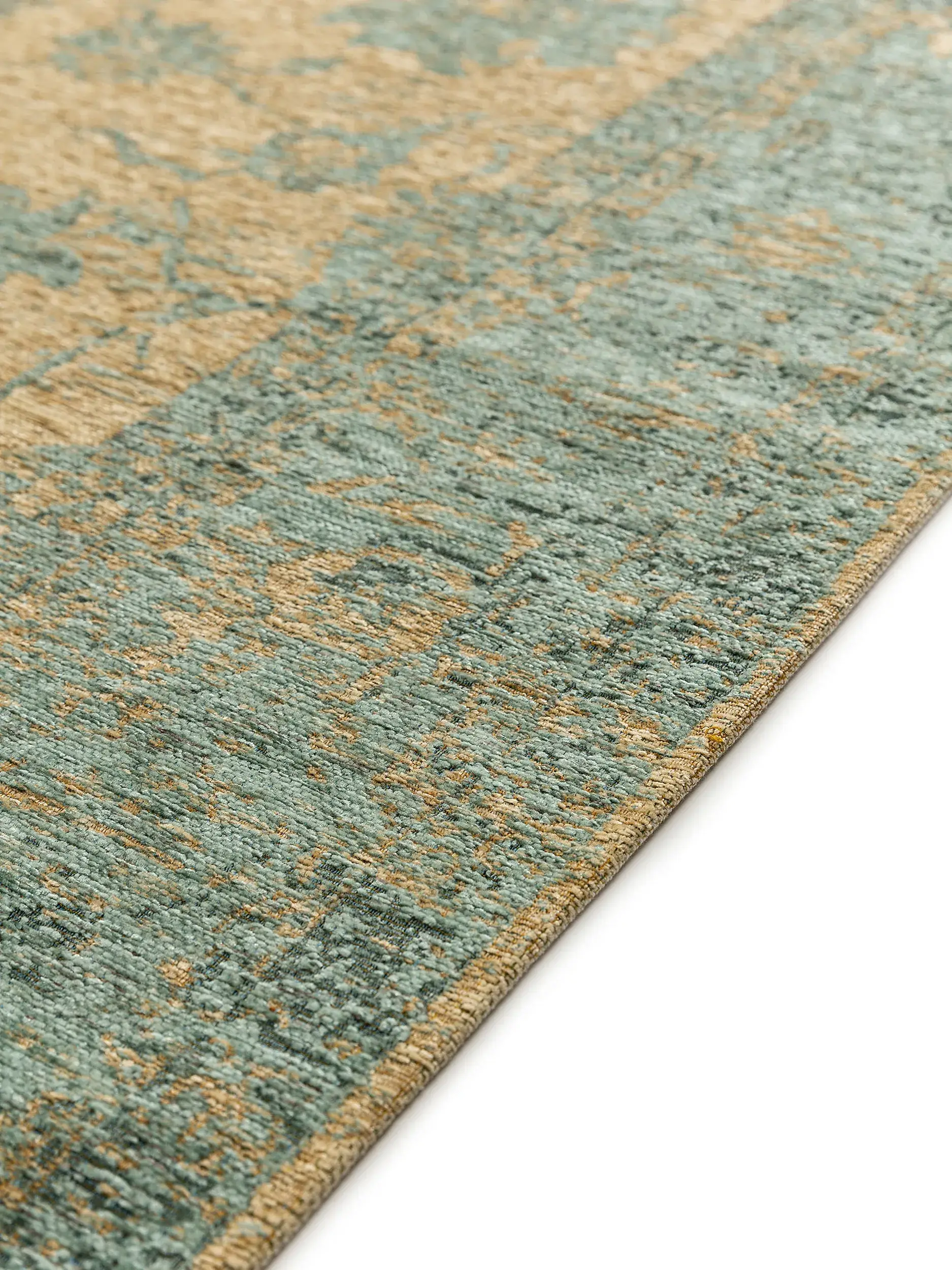 Rug Frencie made of 55% Polyacryl, 27% Polyester, 17% Cotton, 1% Latex in Blue by benuta Nest