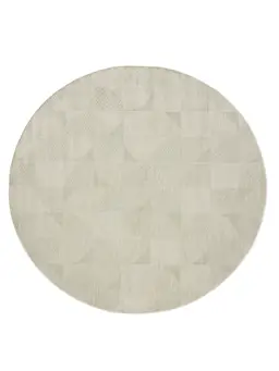 Tapis rond d'intérieur et d'extérieur Bronco Menthe