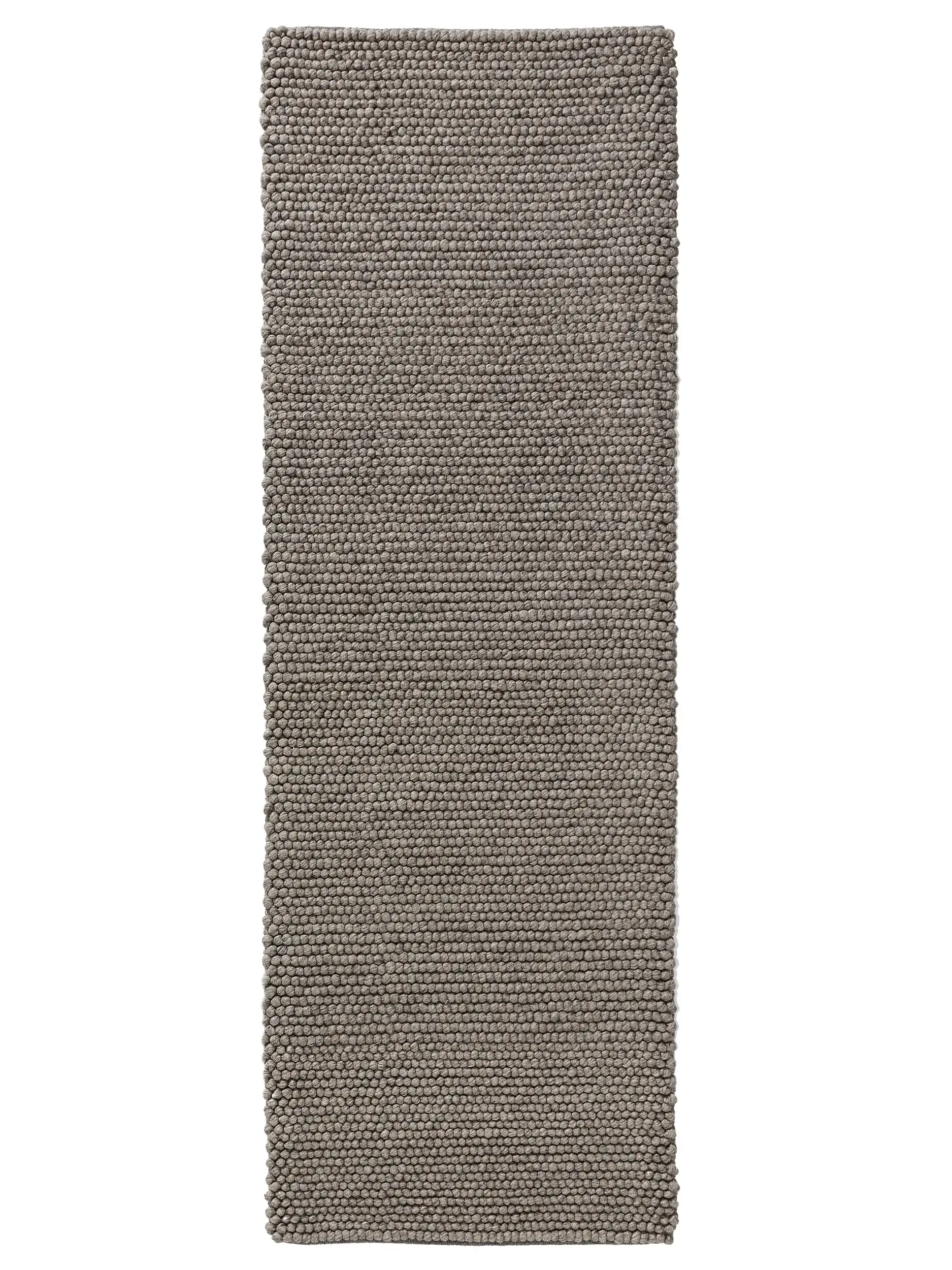 Wollteppich Läufer Beads Grau von 