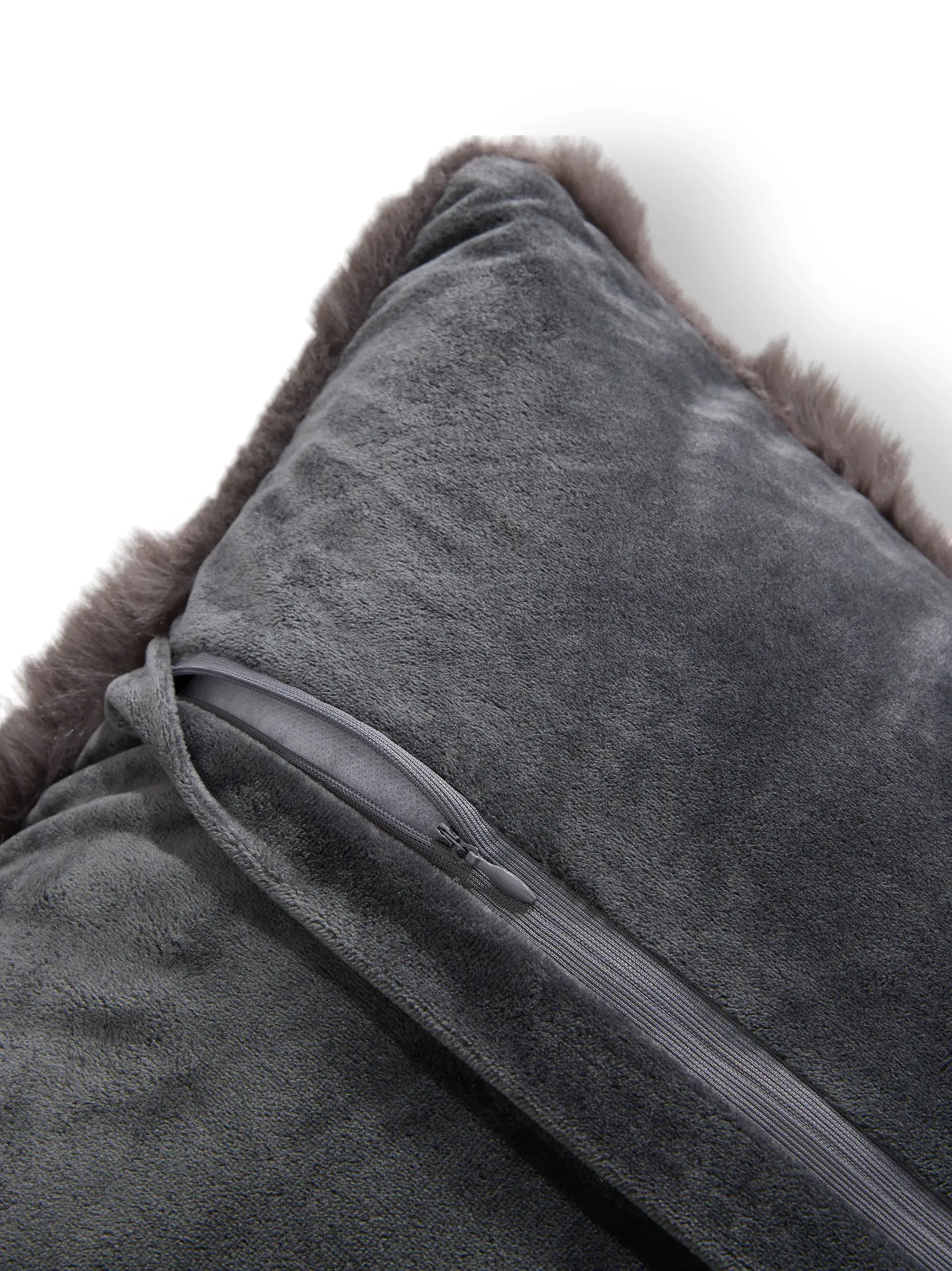 Copricuscino Immy Antracite in Designanimale-ontwerp van 100% Poliestere door benuta POP