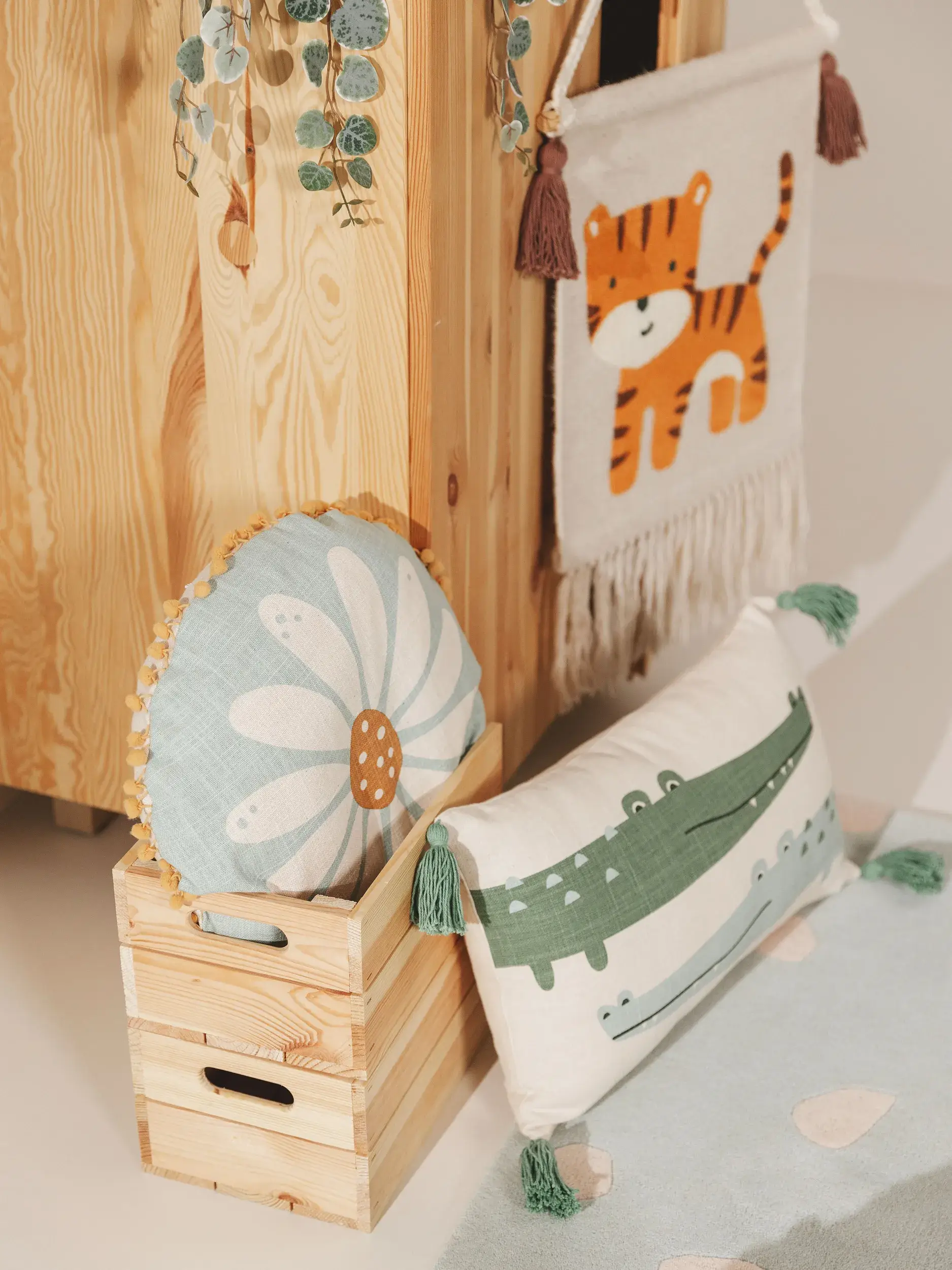 Kissenbezug Savannah Multicolor im Design Tiermotive aus  von Lytte