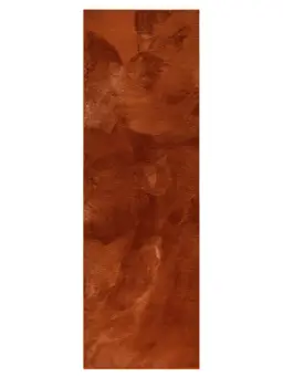 Kunstfell-Teppich Furry Orange