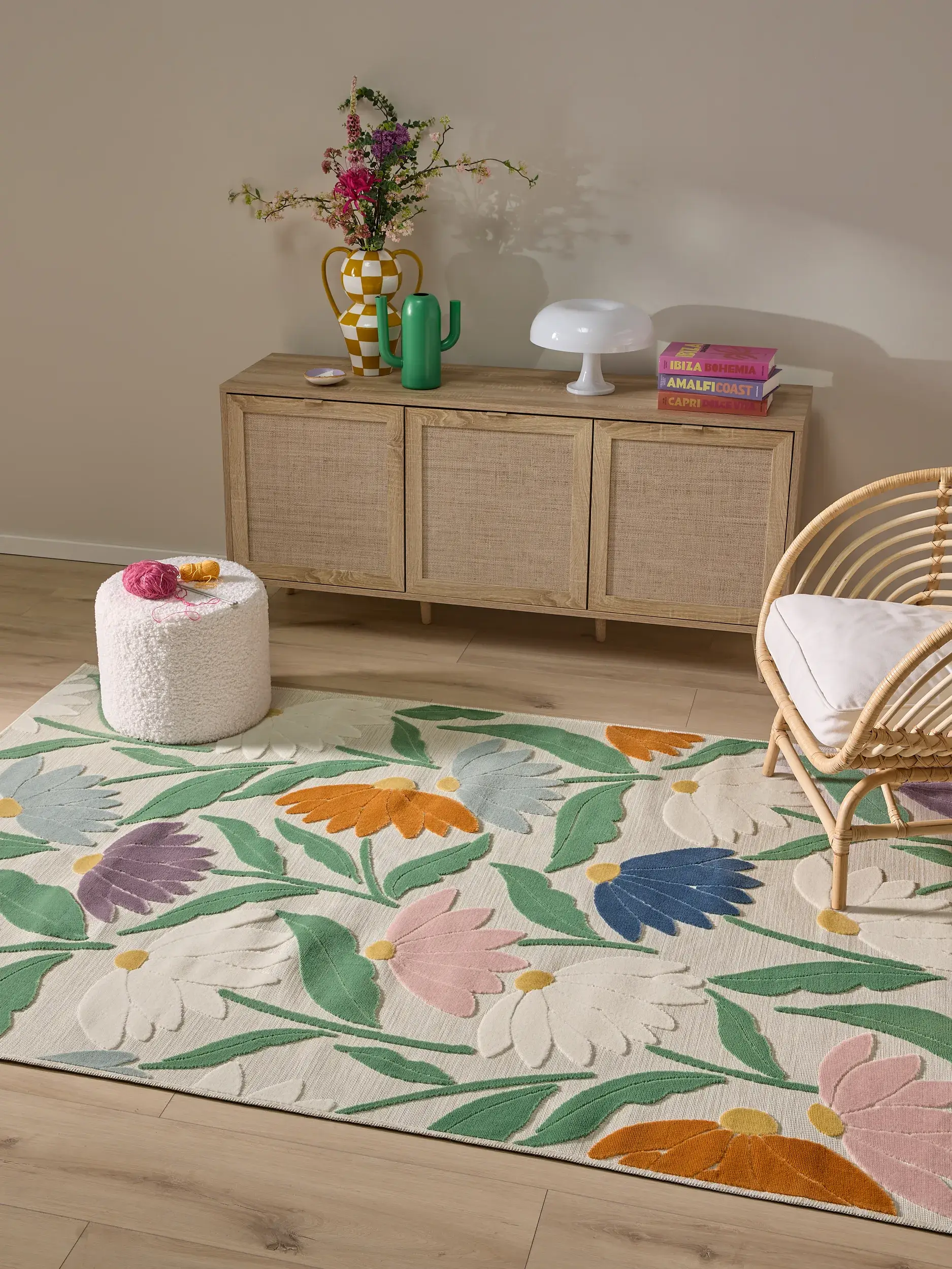 Rug Lilou made of 100% Polypropylen in  by benuta Pop