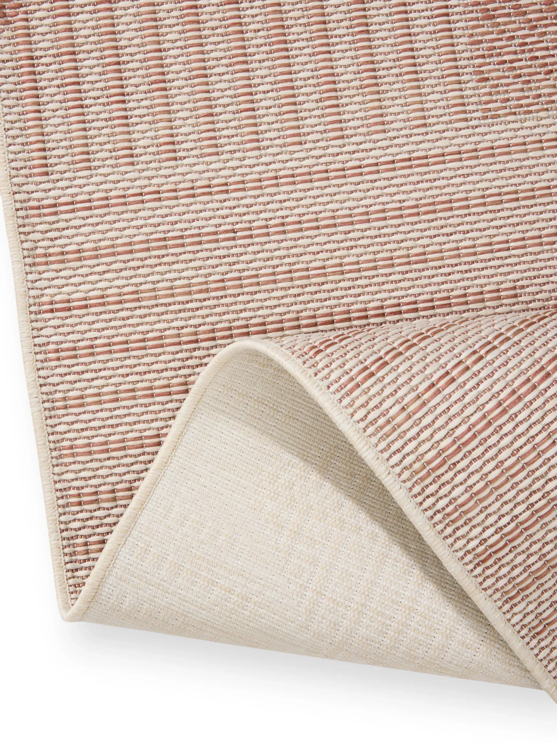 Rug made of 100% Polypropylen in Brown with a 100% Polypropylen high pile by benuta Nest