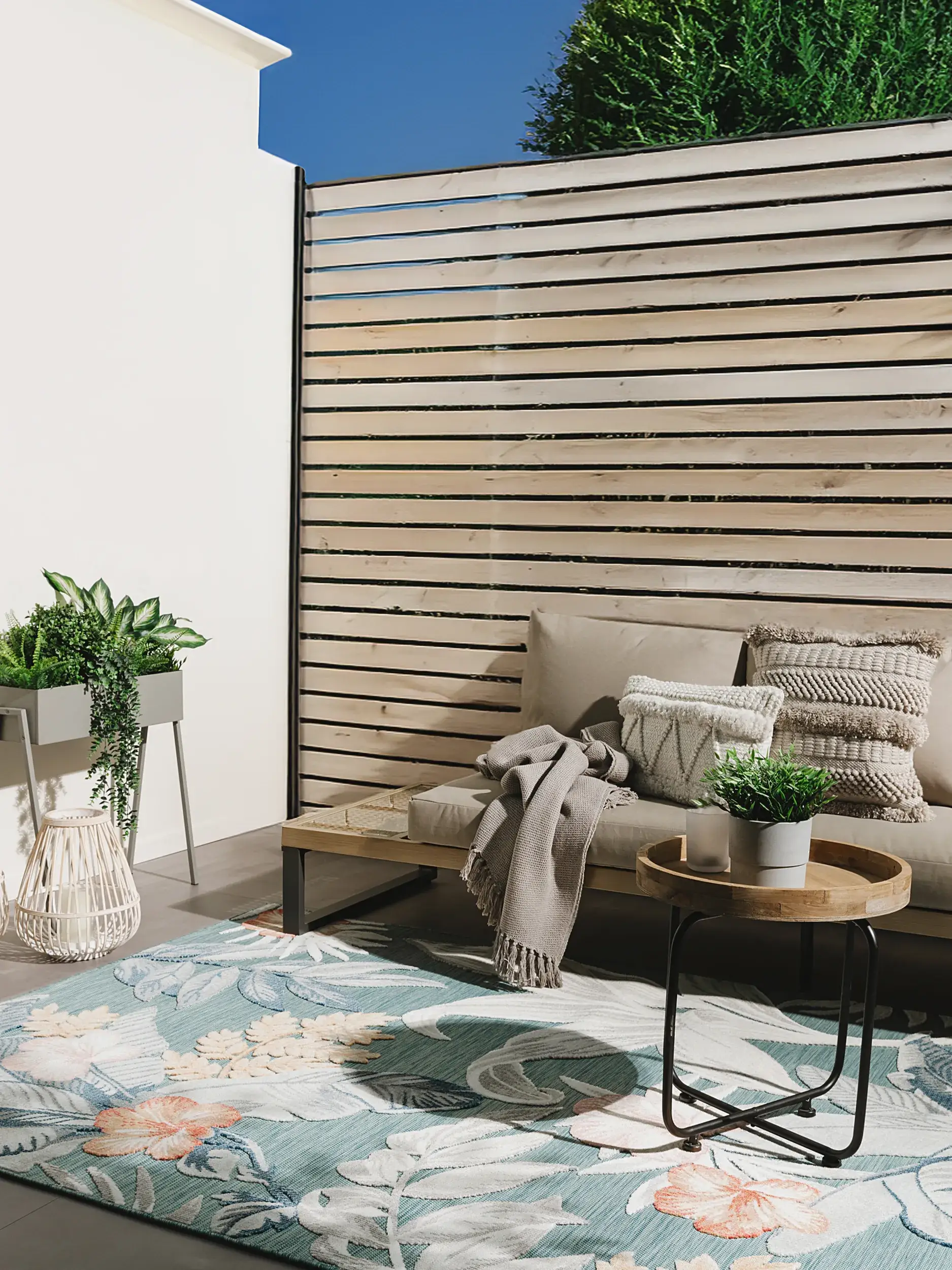 Rug made of 100% Polypropylen in Multicolour with a 100% Polypropylen high pile by benuta Basic