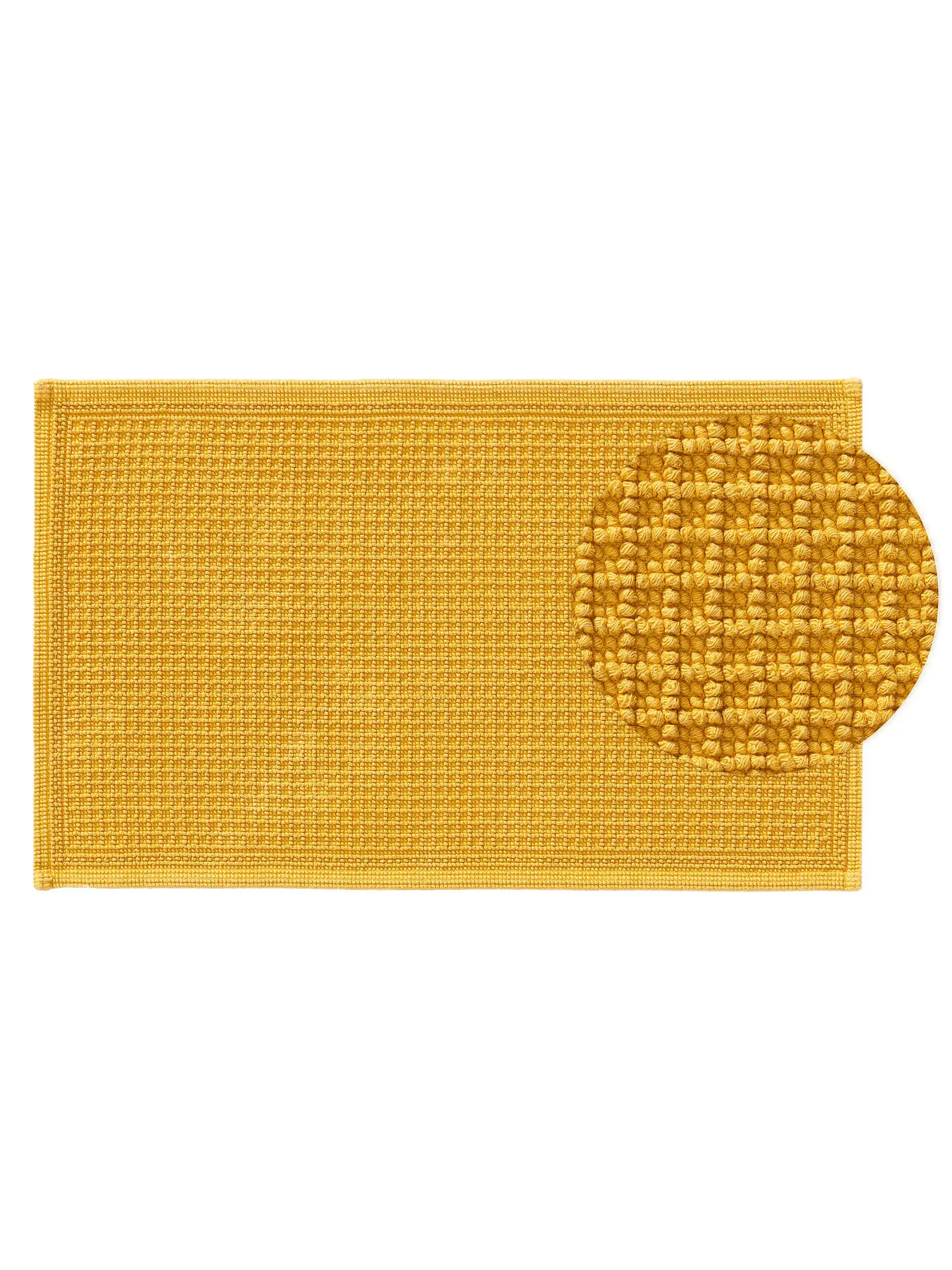 Badematte Jojo Gelb i Einfarbig-design laget av 100% Baumwolle fra benuta Nest