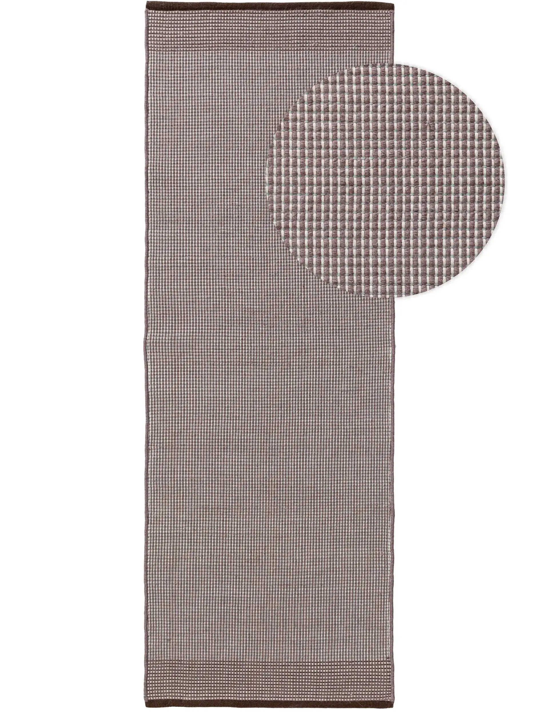 Rug made of 100% Polyester (recyceltes PET) in Beige with a 100% Polyester (recyceltes PET) high pile by benuta Pure