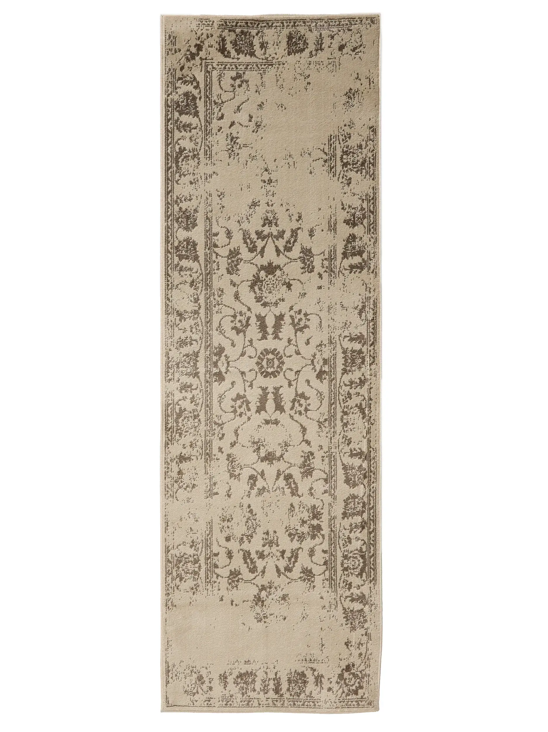 Rug made of 100% Polypropylen in Beige with a 100% Polypropylen high pile by benuta Basic