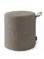 Puf de interior y exterior Noe Gris/Taupe