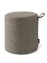 In- & Outdoor Pouf Noe Grau/Taupe