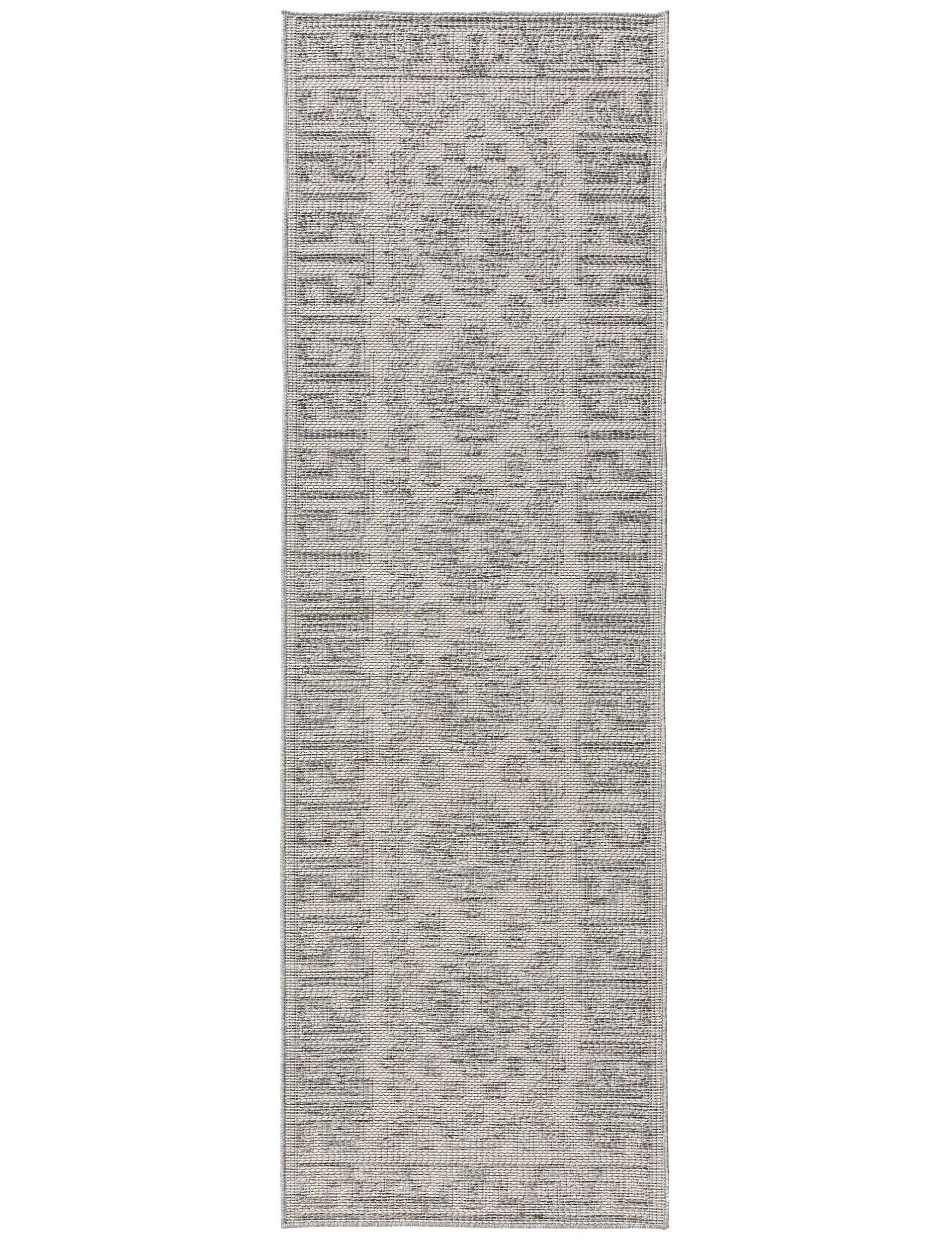 Rug made of 100% Polypropylen in Grey with a 100% Polypropylen high pile by benuta Nest