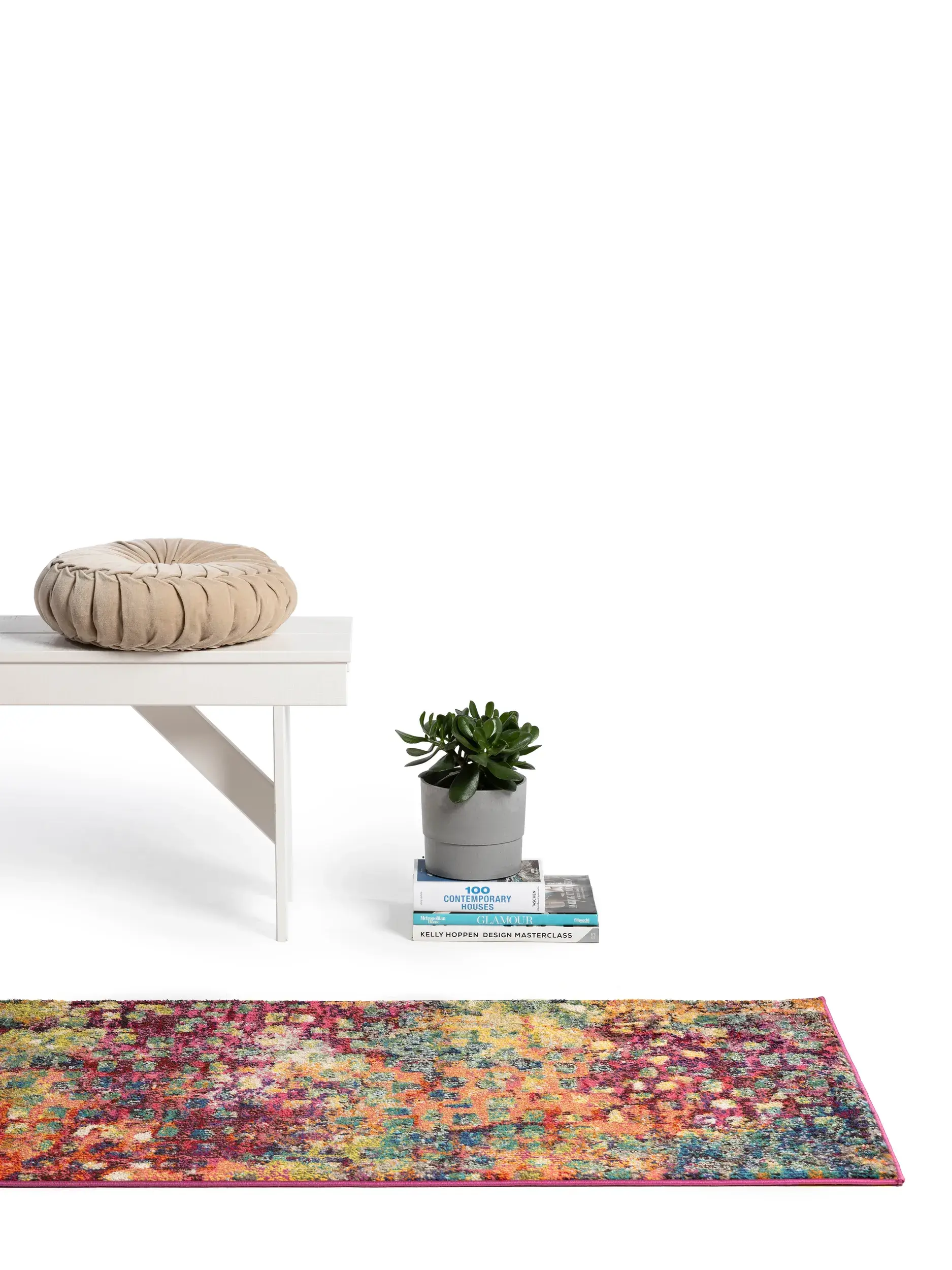 Teppich aus 100% Polypropylen in Multicolor mit 100% Polypropylen hohem Flor von benuta Nest