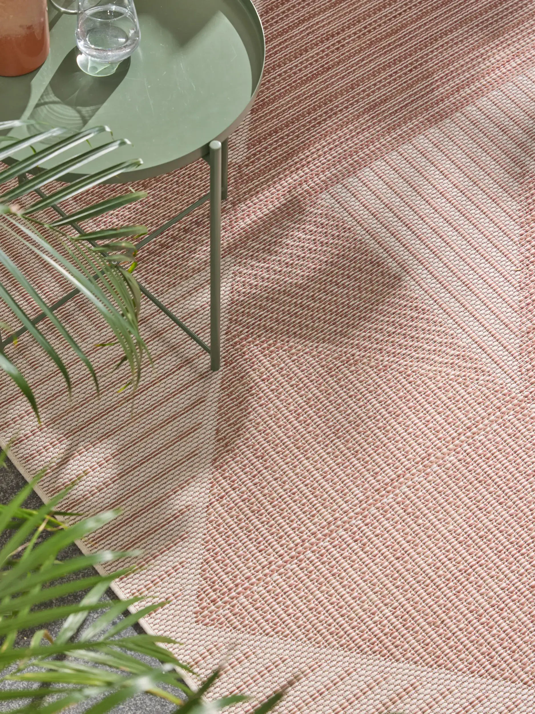 Rug made of 100% Polypropylen in Brown with a 100% Polypropylen high pile by benuta Nest