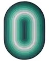 Tapis tissé à plat Anko Vert