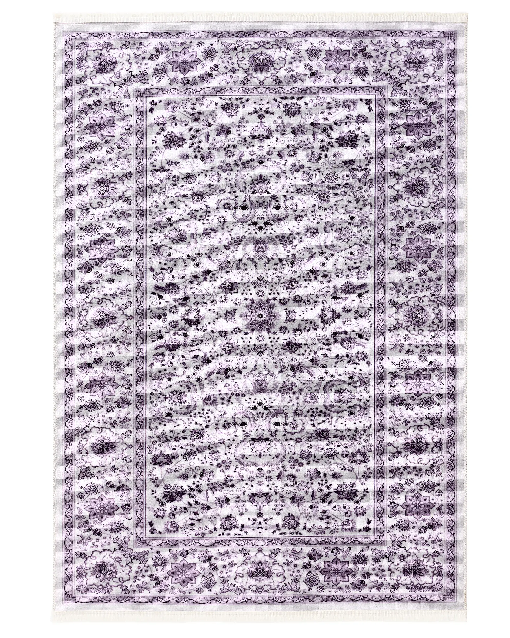 Matto 70% Polyester, 30% Baumwollea värissä Lila 70% Polyester, 30% Baumwolle korkealla nukalla merkiltä benuta Pop
