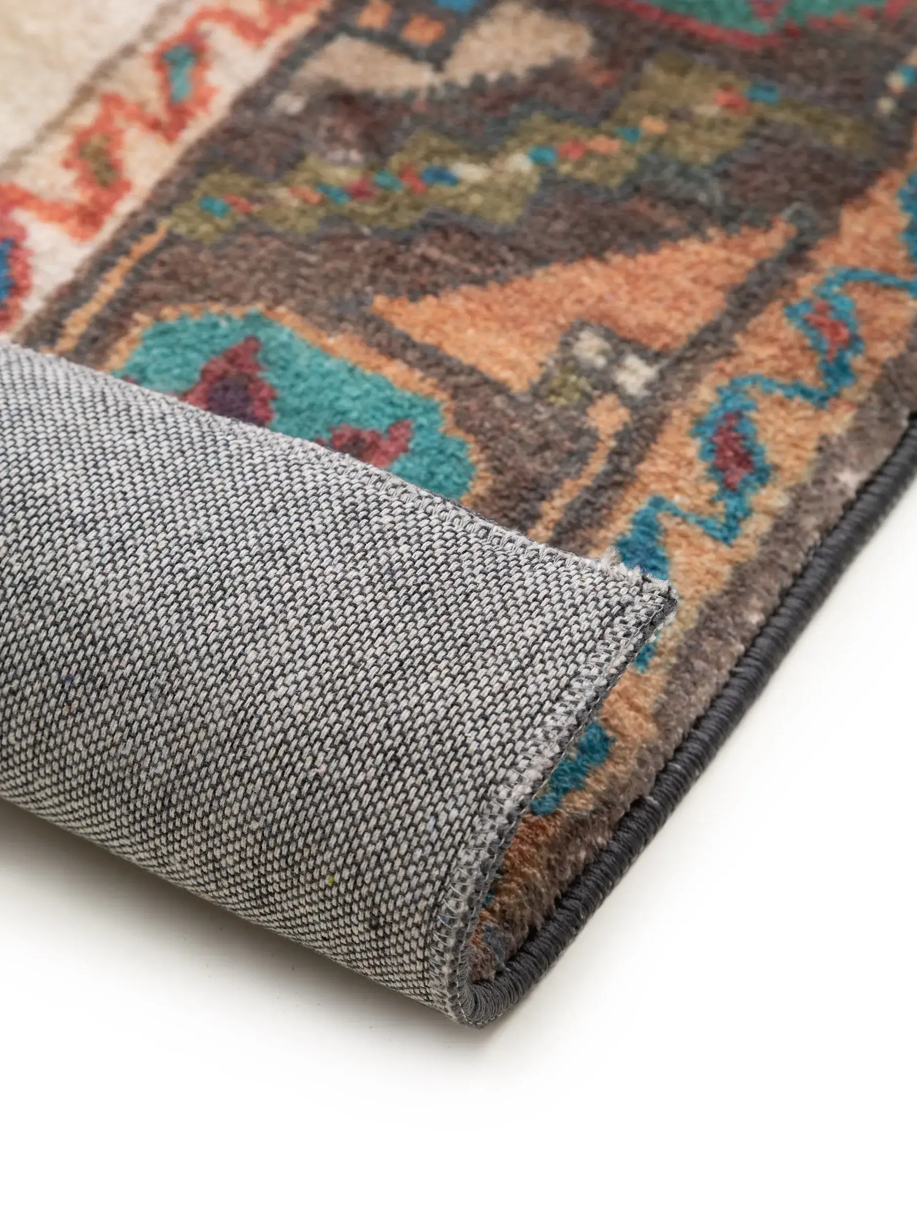 Rug made of 100% Polyester in Beige with a 100% Polyester high pile by benuta