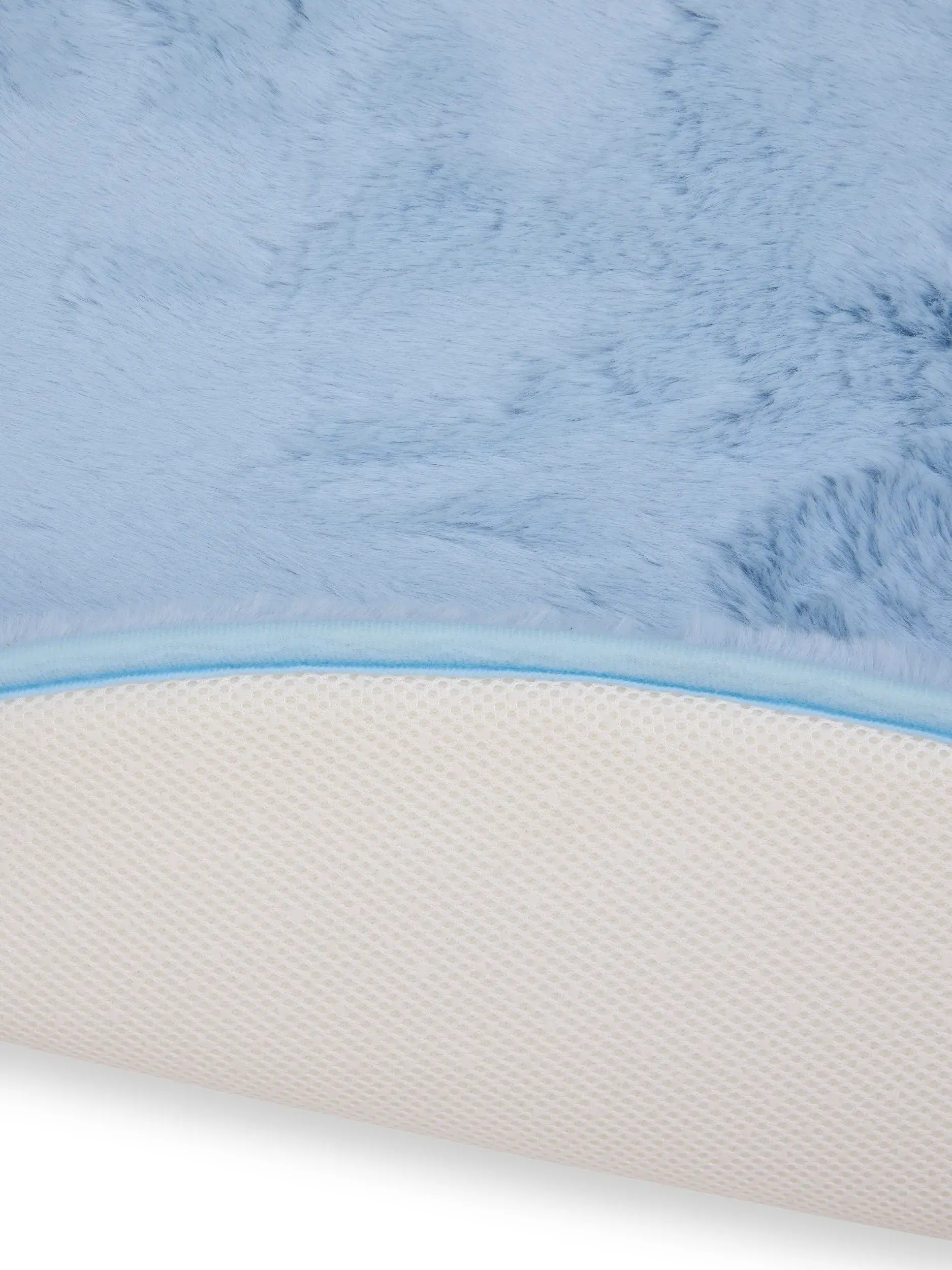 Teppich Dave aus 100% Polyester in Blau von Lytte