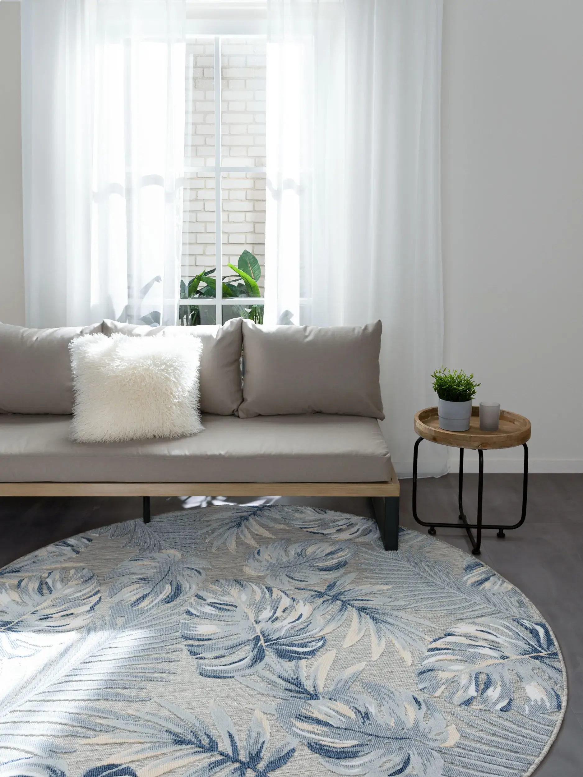 Rug made of 100% Polypropylen in Multicolour with a 100% Polypropylen high pile by benuta Basic