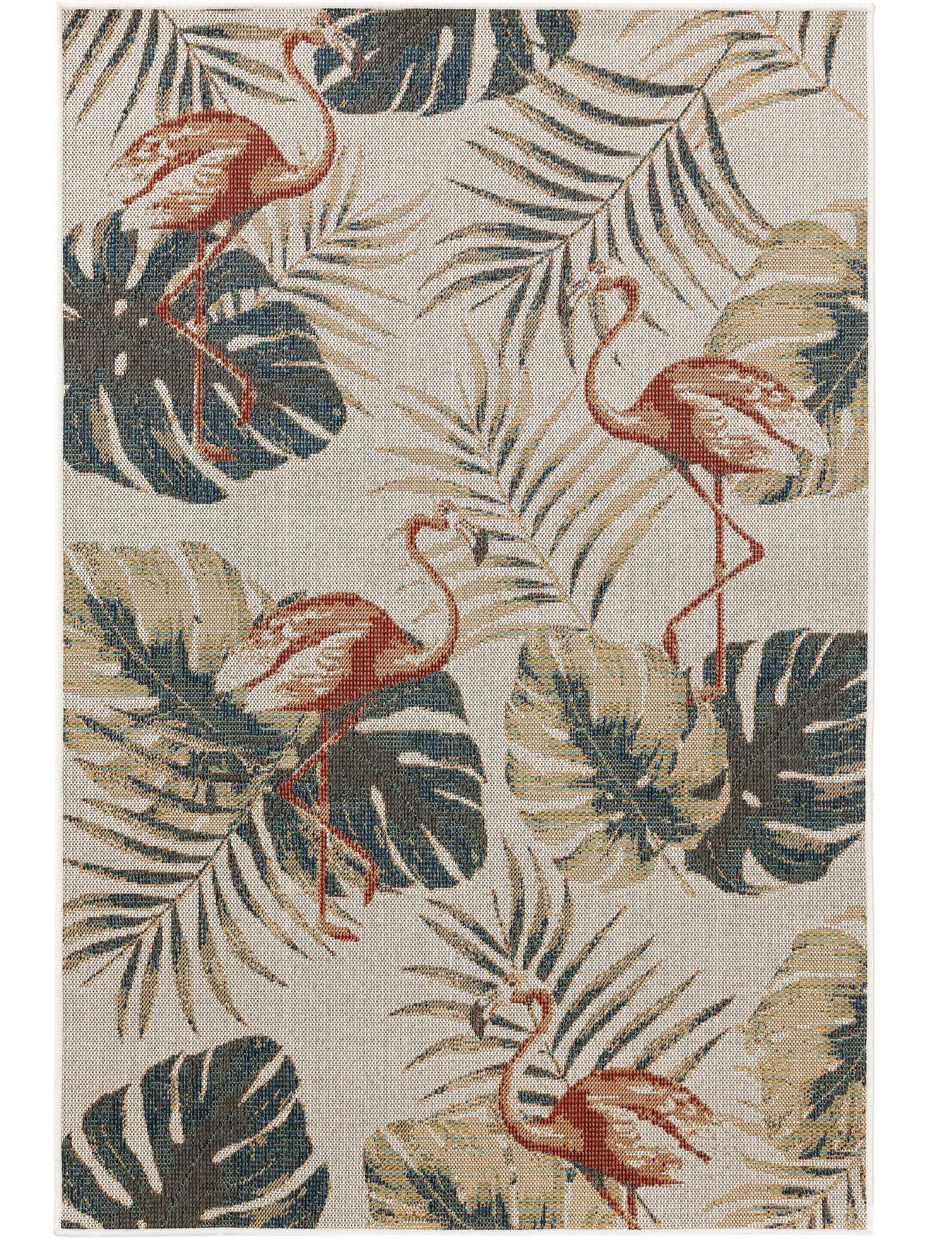 Rug made of 100% Polypropylen in Multicolour with a 100% Polypropylen high pile by benuta Nest