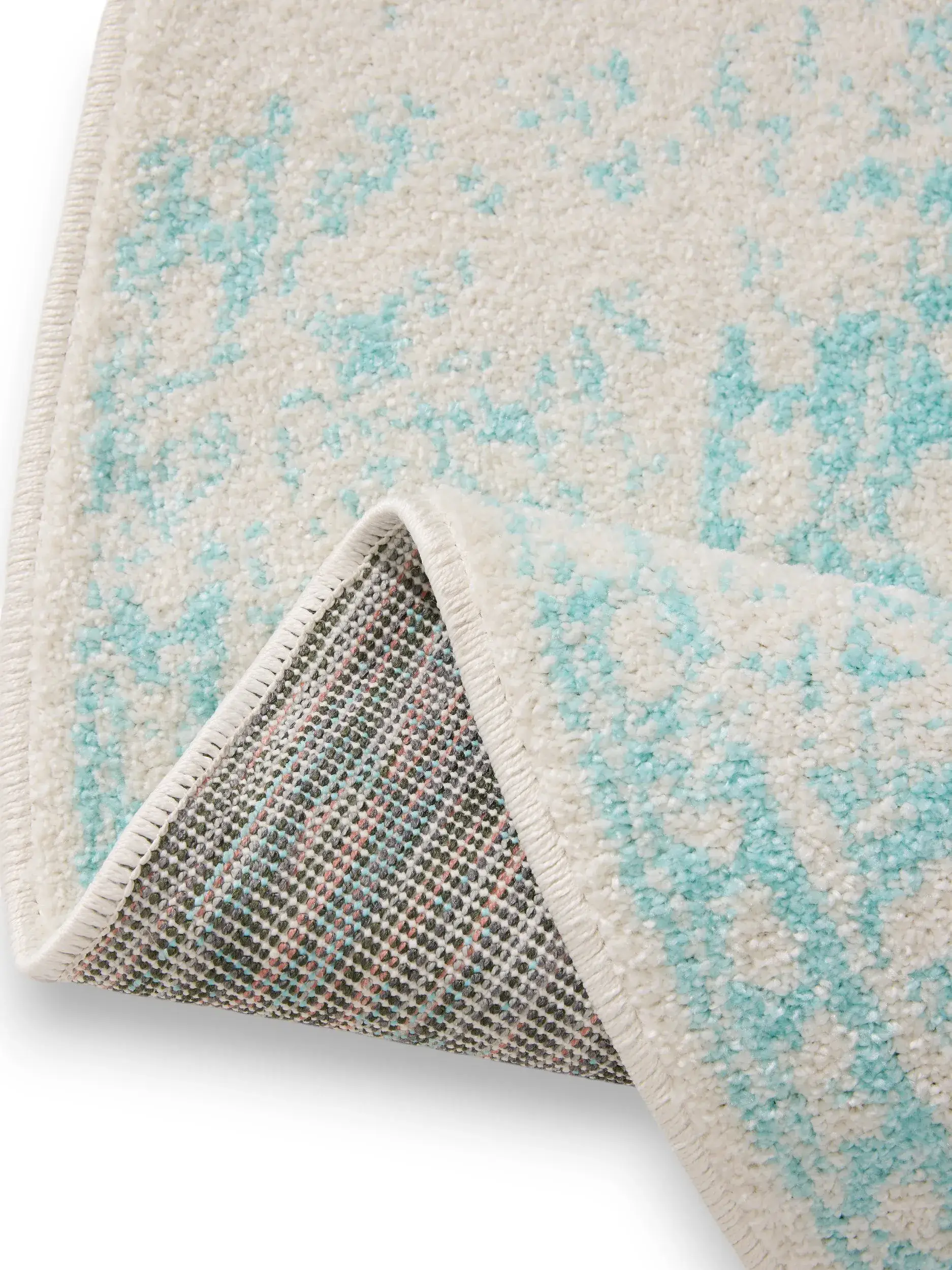 Rug made of 100% Polypropylen in Beige with a 100% Polypropylen high pile by benuta Basic