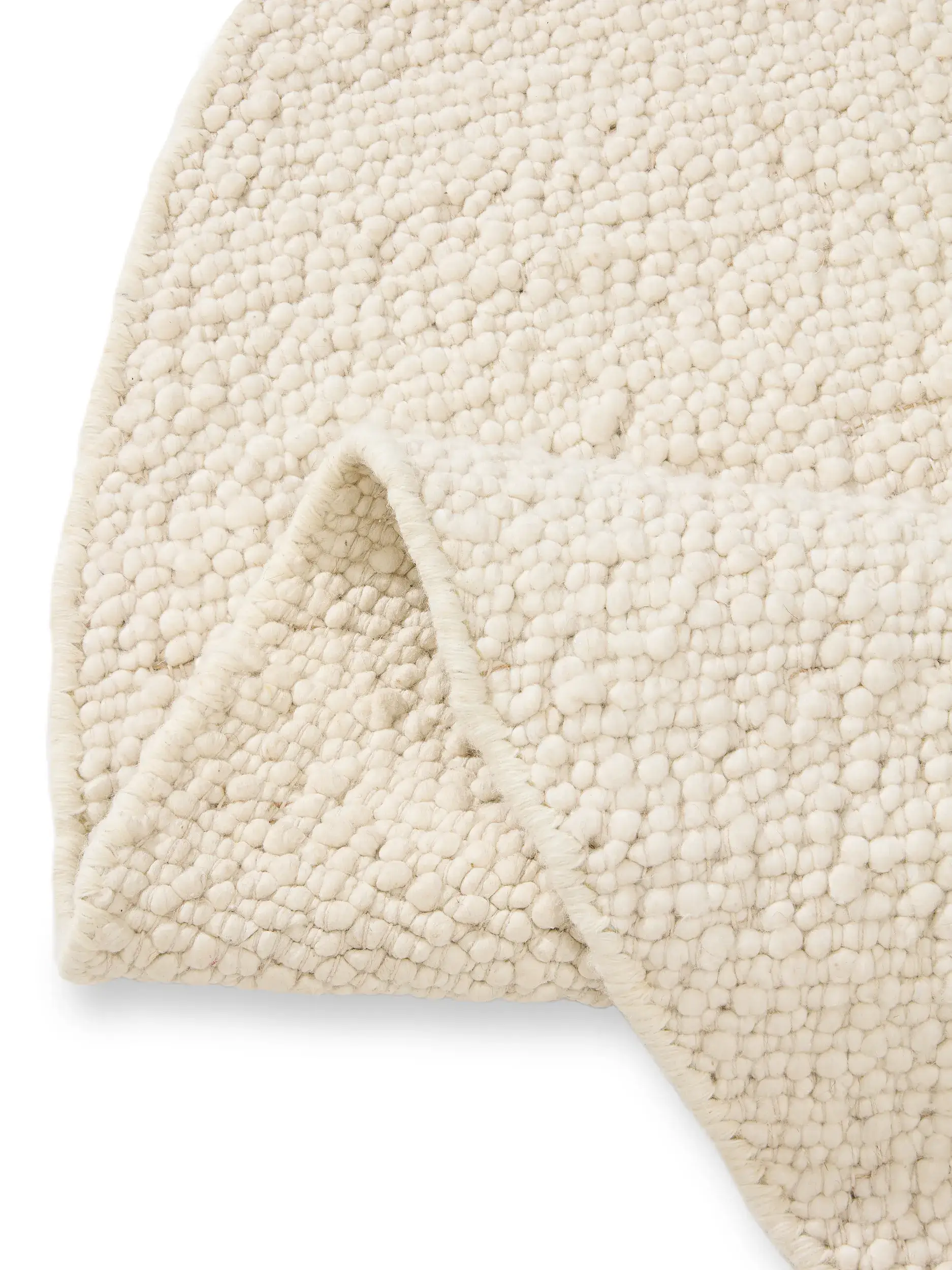 Dywan Patch z 70% Wełna, 15% Juta, 15% Bawełna w kolorze beżowy od benuta pure