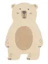 Kids rug Urs White