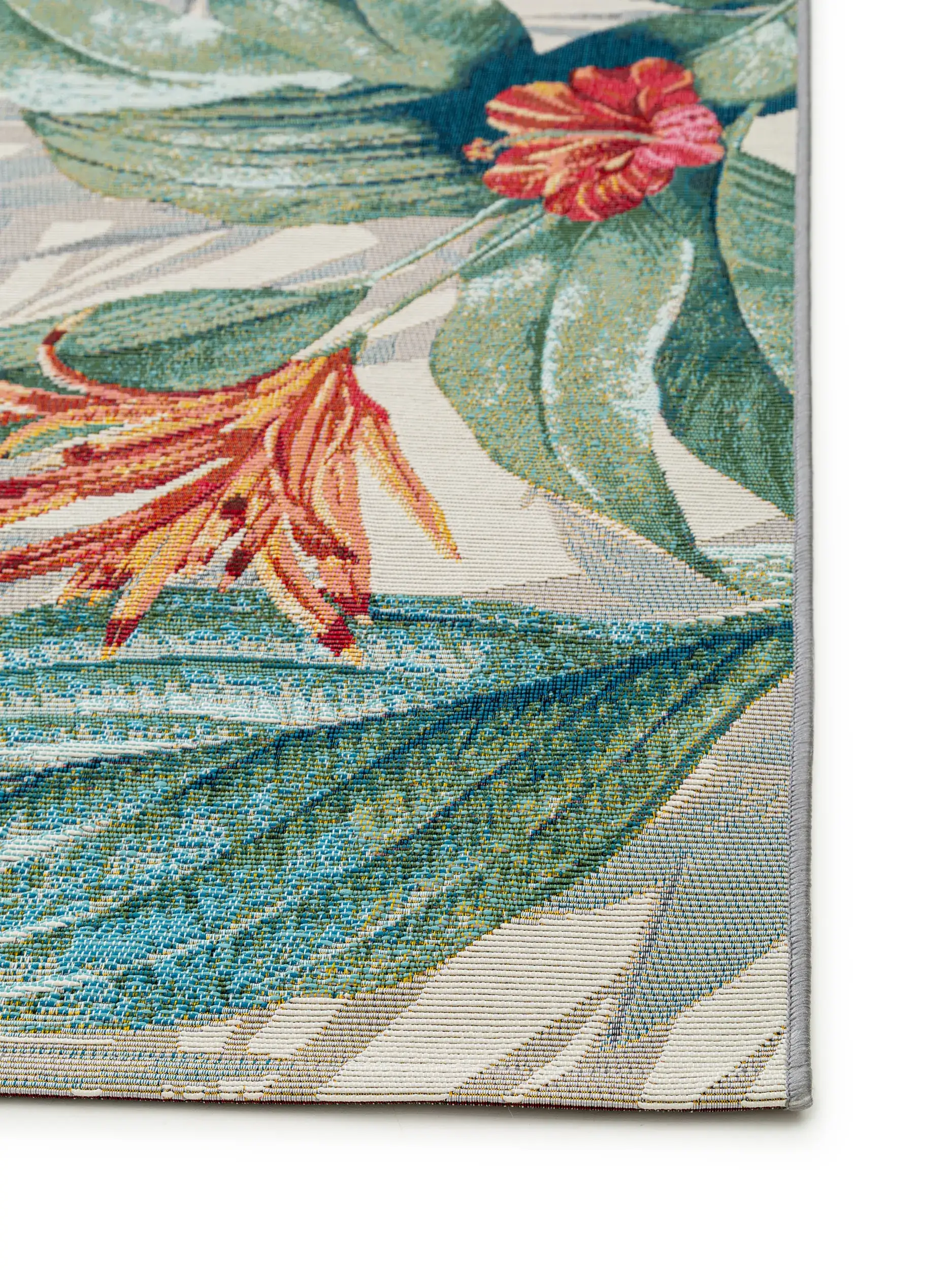 Tapis en 76% Polypropylène, 23% Polyester, 1% Latex en Multicouleur avec une pile de 76% Polypropylène, 23% Polyester, 1% Latex de hauteur de benuta nest