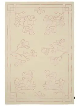 Tapis en laine Sakura Crème