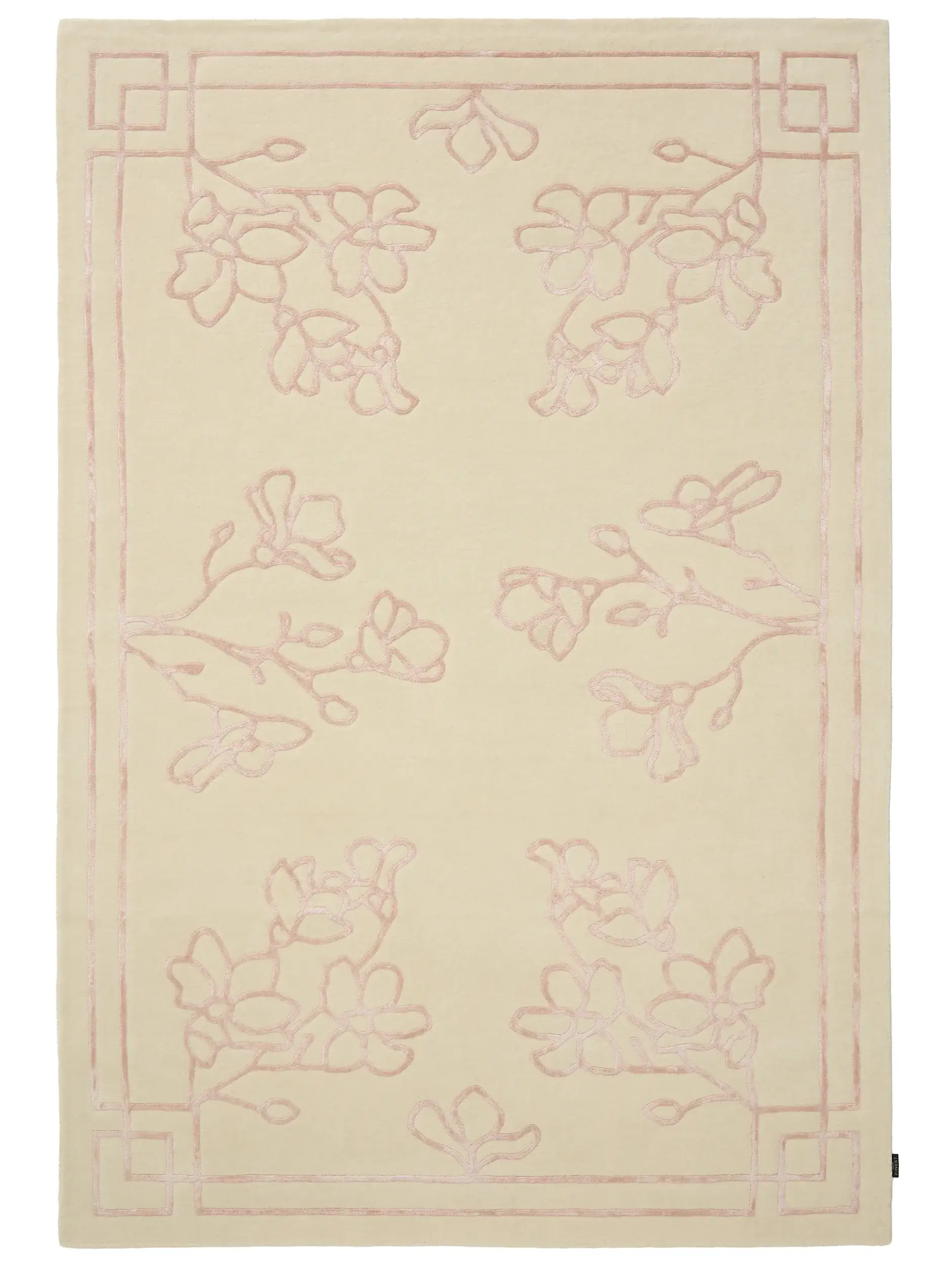 Tapis Sakura en 80% Laine (50% de Nouvelle-Zélande), 20% Lyocell (TENCEL™) en  de benuta Finest