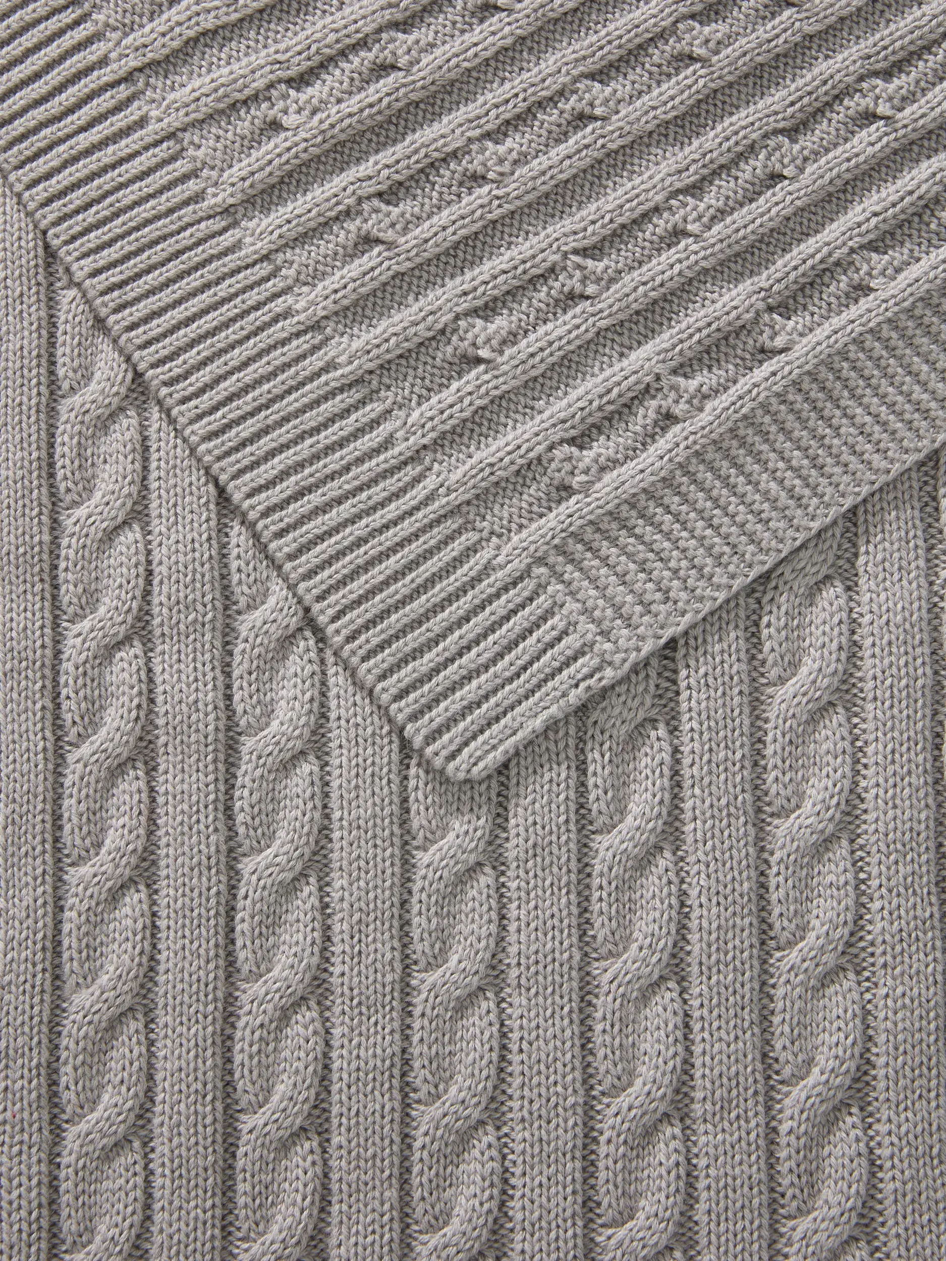 Coperta natalizia Classic Grigio di benuta