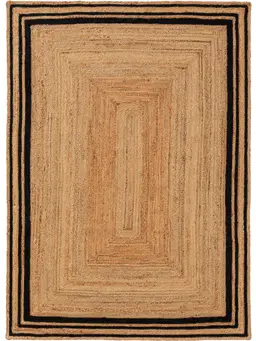 Jute Rug Jutta Black