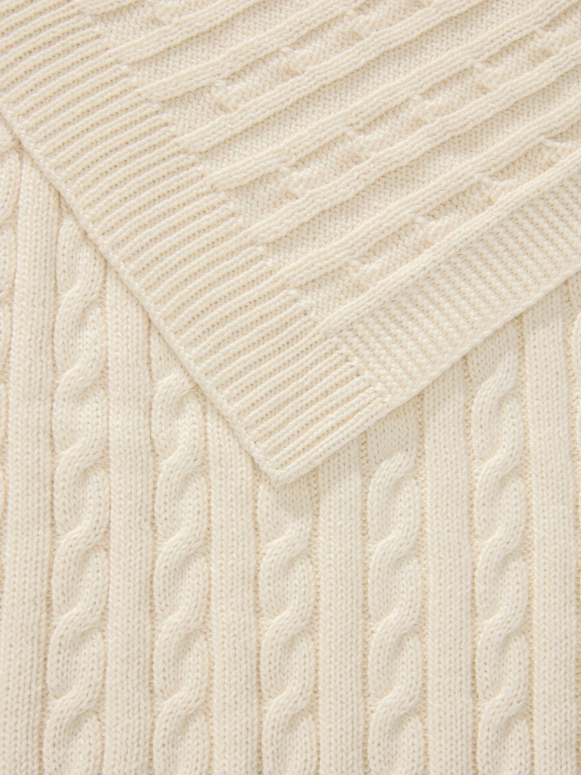Coperta natalizia Classic Crema di benuta