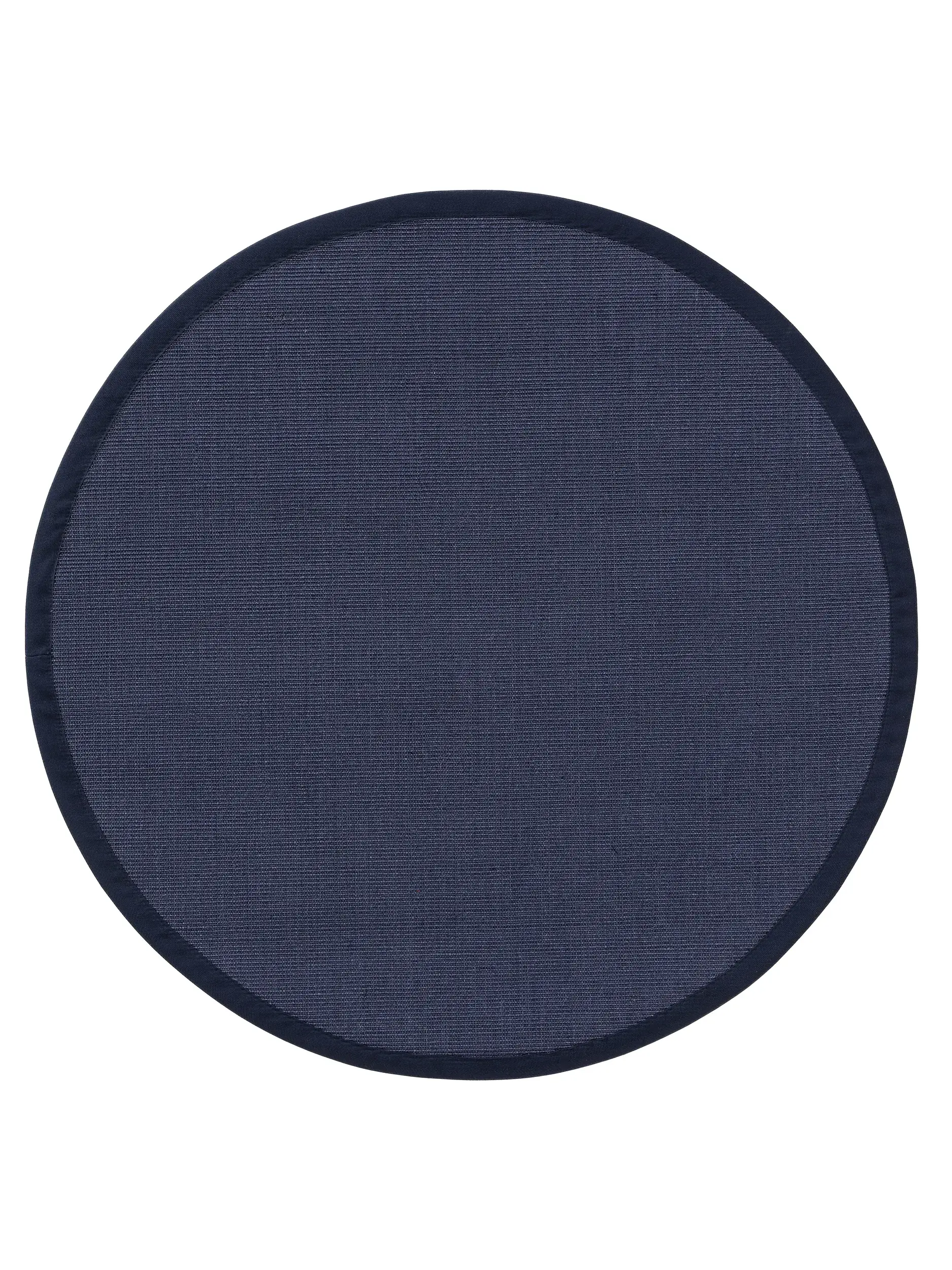 Teppich aus 100% Sisal in Blau mit 100% Sisal hohem Flor von benuta Nest