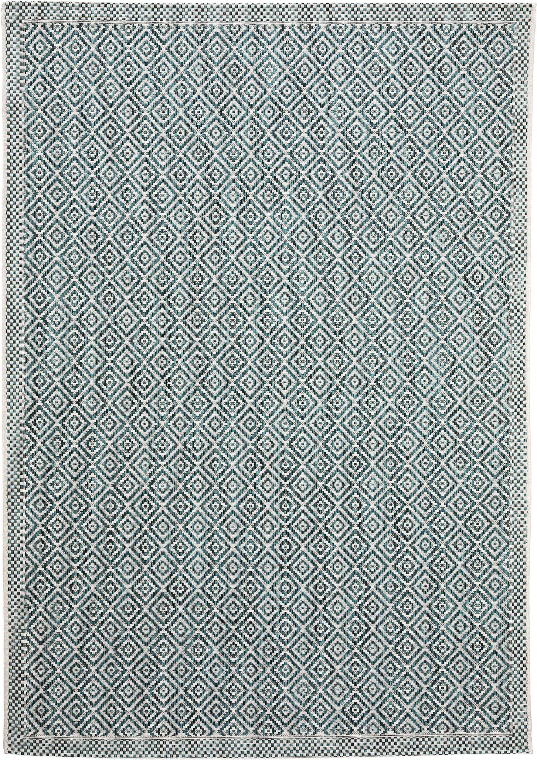 Alfombra de 100% Polipropileno en Azul con un pelo de {{Placeholder_Pile Height}} de altura de benuta nest