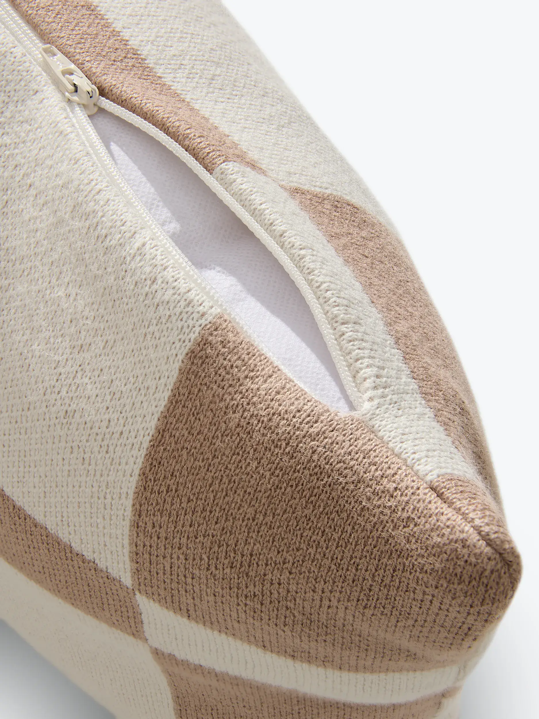 Kussen Carli Beige van benuta Pure