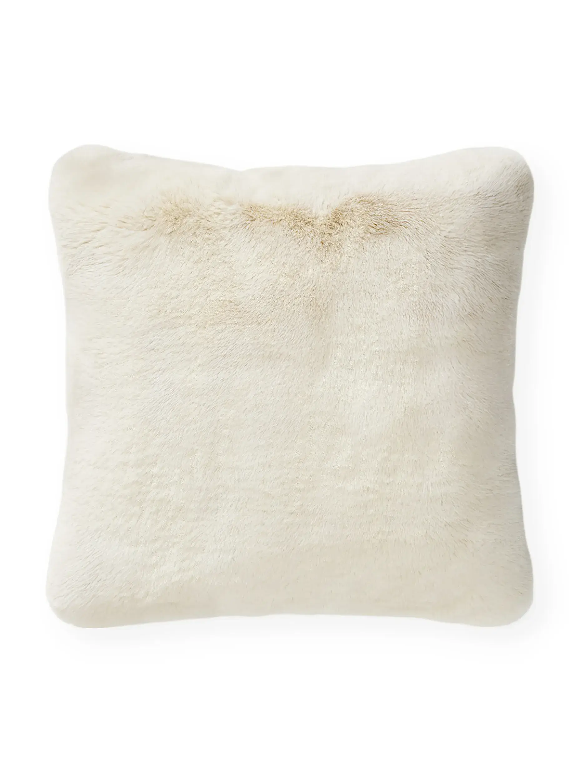 Kissenbezug Dave Cream com design Einfarbig em 100% poliéster da benuta Nest