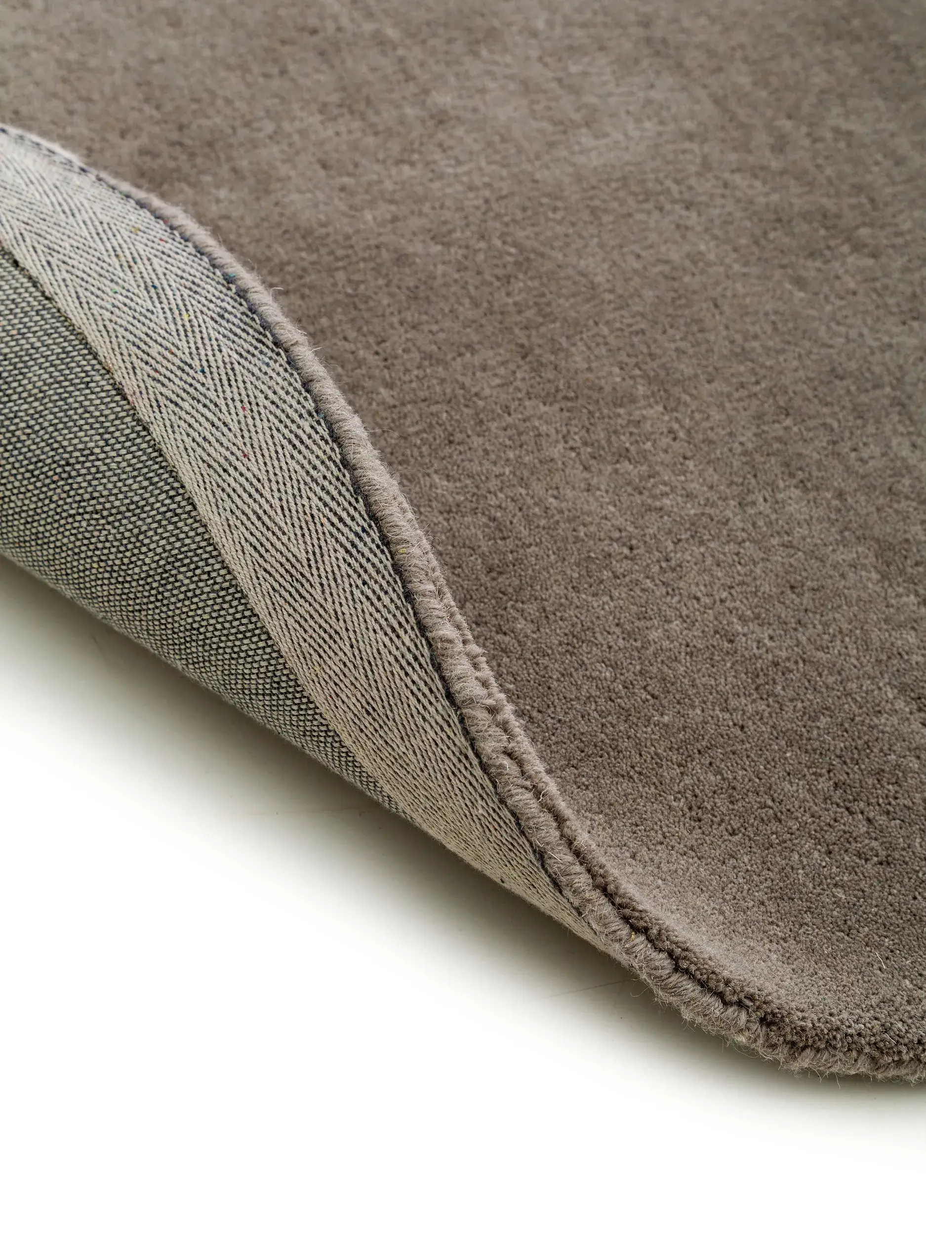 Tapis en 90% Laine, 10% Viscose en Beige avec une pile de 90% Laine, 10% Viscose de hauteur de benuta pure