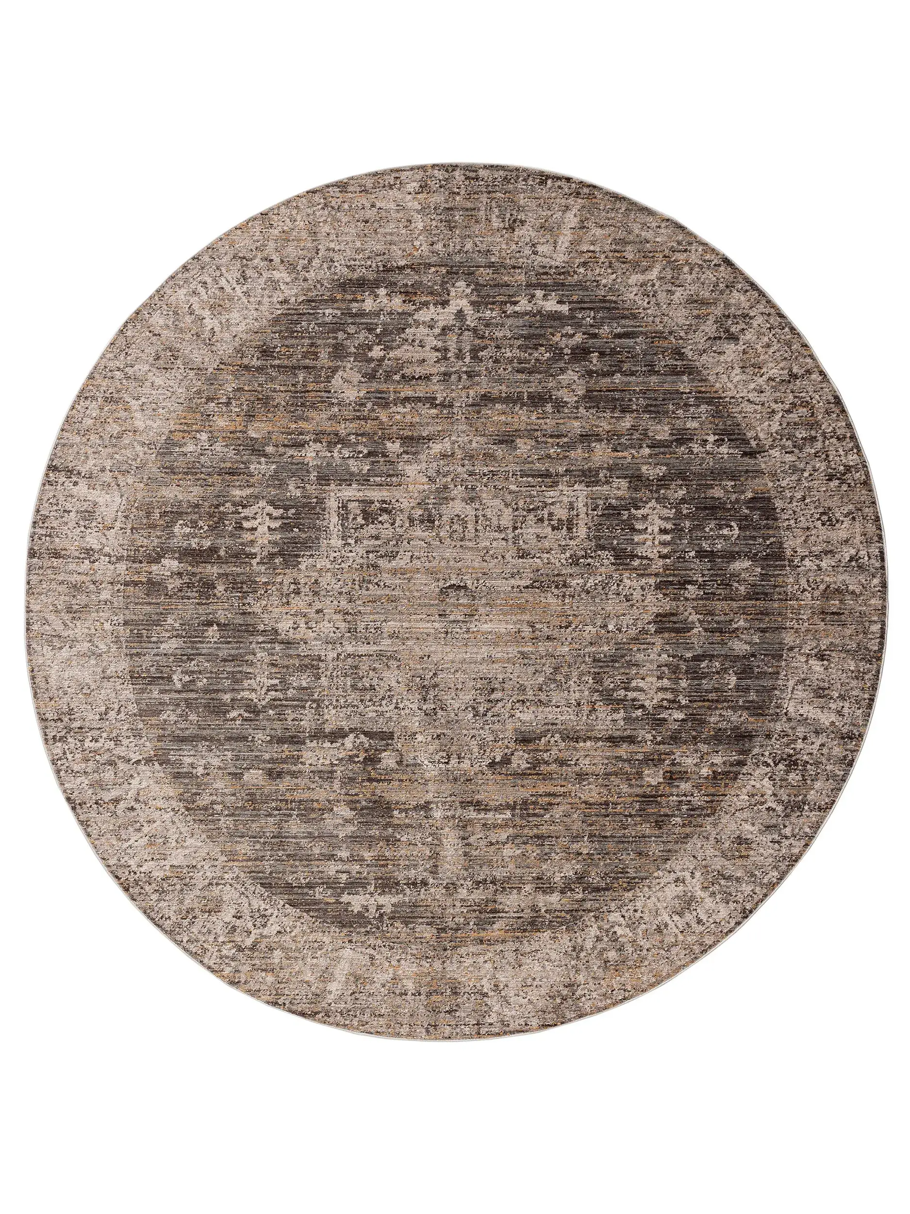 Teppich Anwar aus 100% Polyester in Grau von benuta Nest