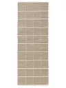 Tappeto passatoia in lana Gyda Taupe