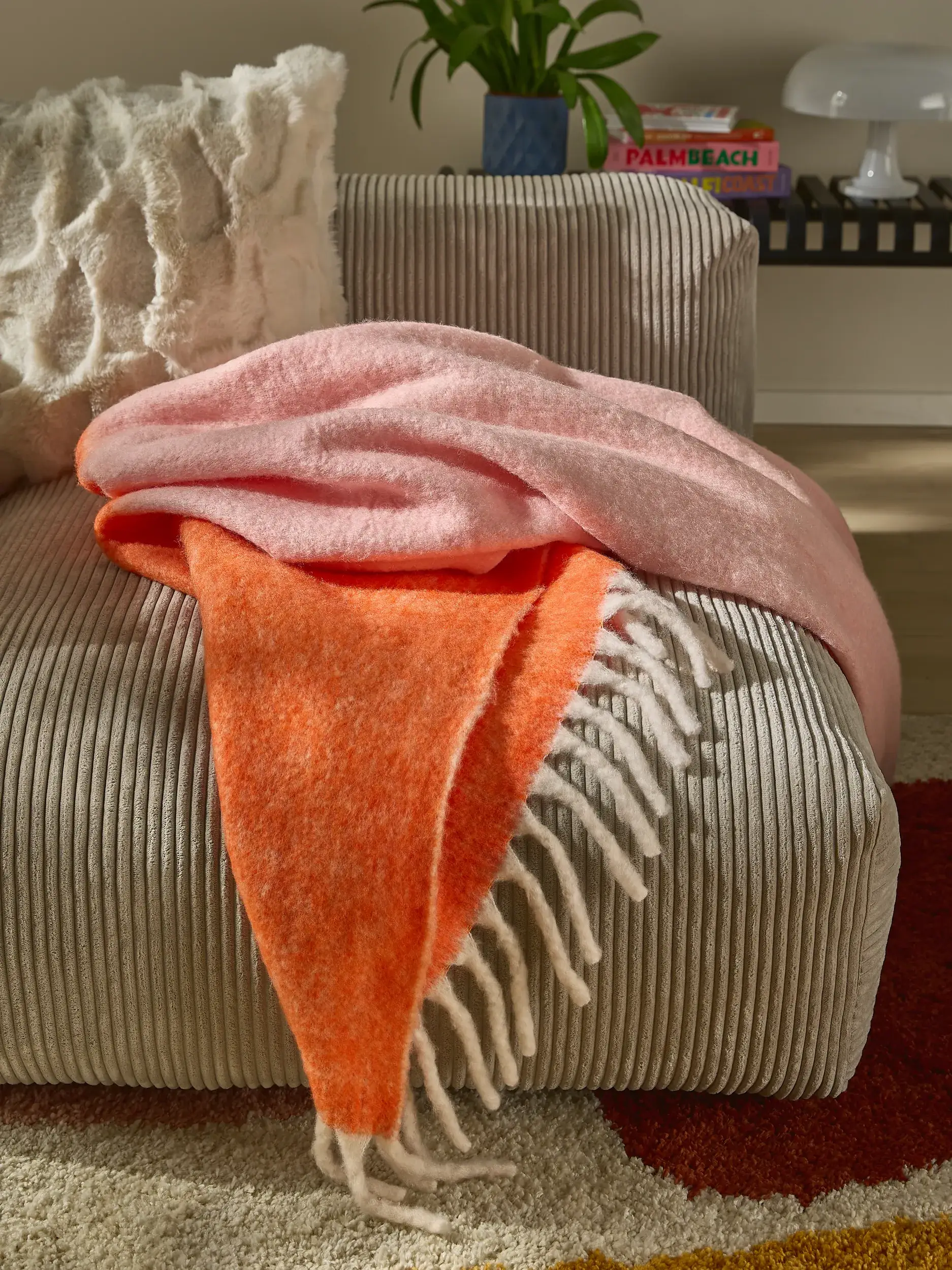 Decke Lara Rosa von benuta Pop