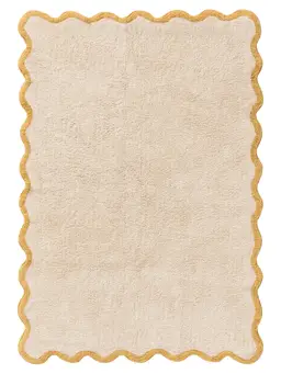 Alfombra lavable para niños Emilia Amarillo