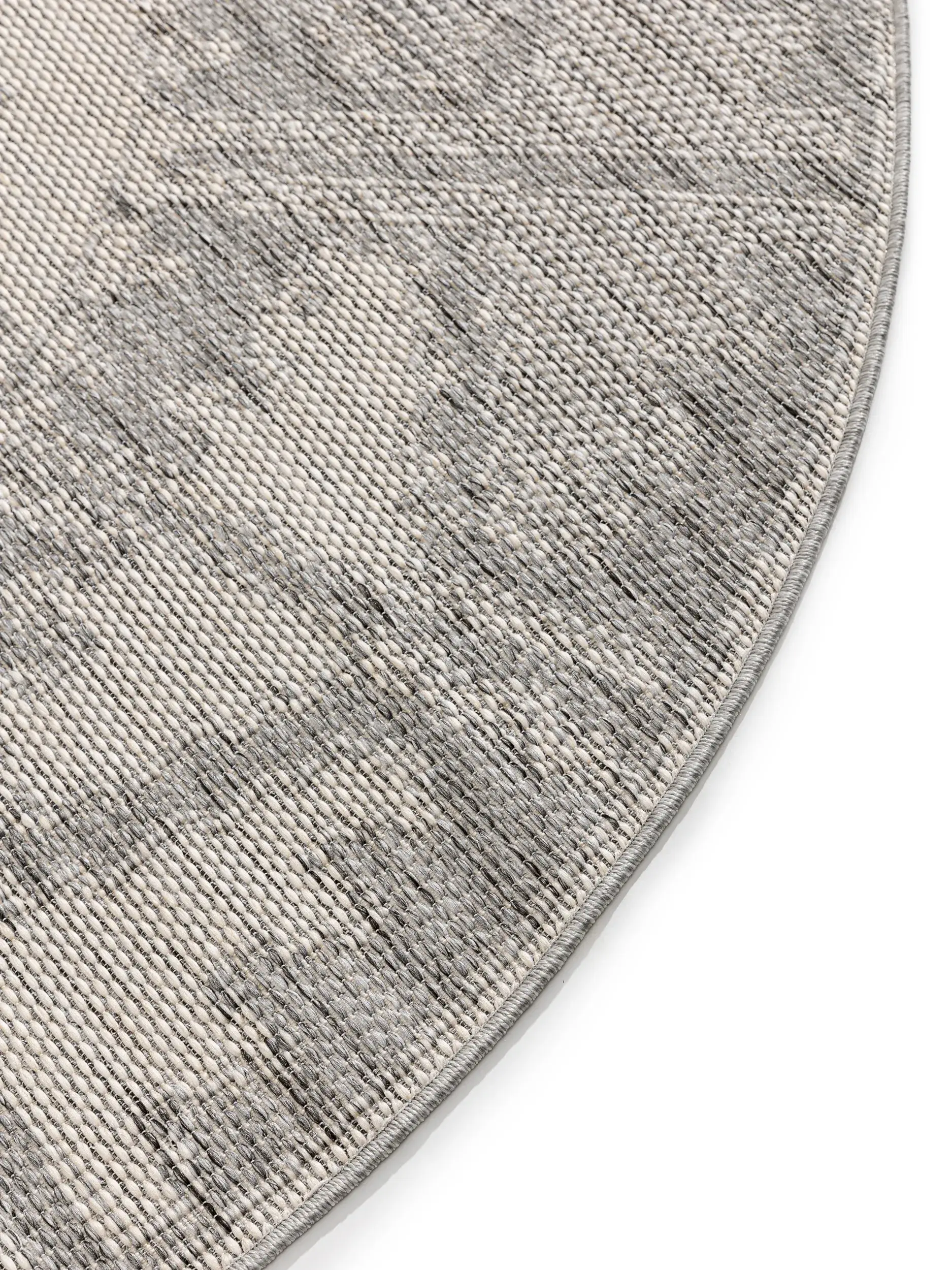 Rug made of 100% Polypropylen in Grey with a 100% Polypropylen high pile by benuta Nest