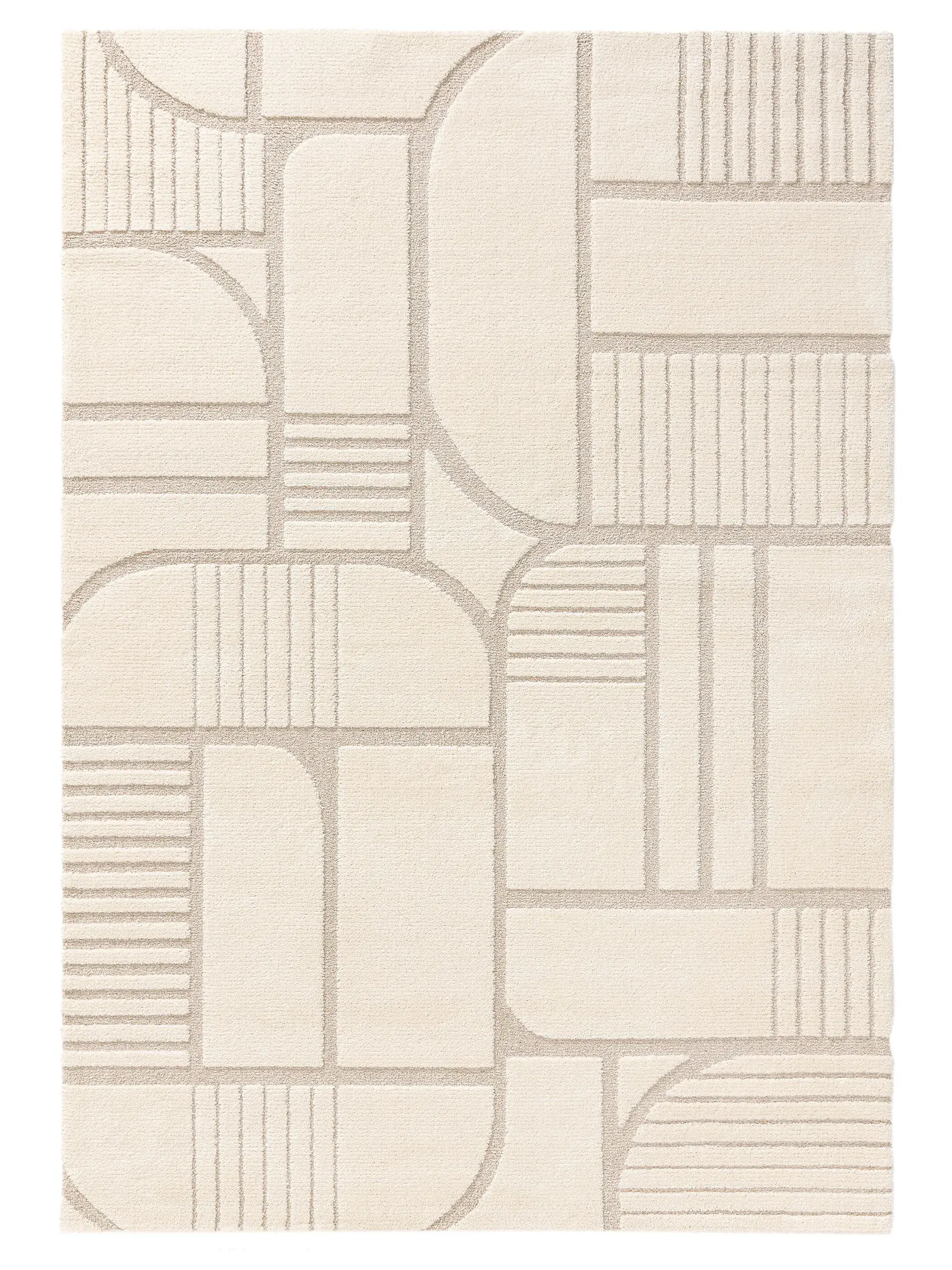 Rug Eve made of 60% Polypropylen, 40% Polyester in Beige by benuta Nest