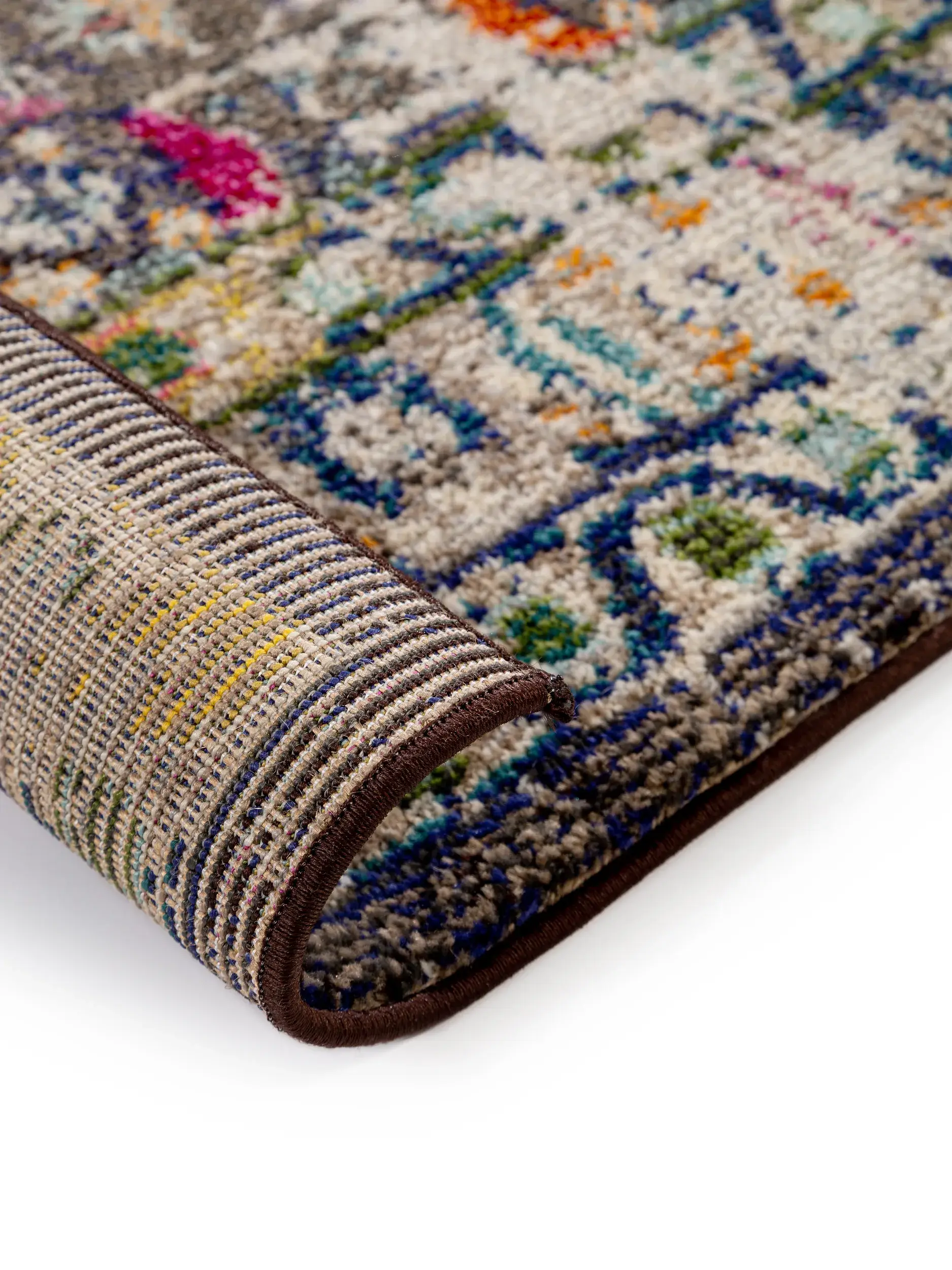 Teppich aus 100% Polypropylen in Multicolor mit 100% Polypropylen hohem Flor von benuta Nest