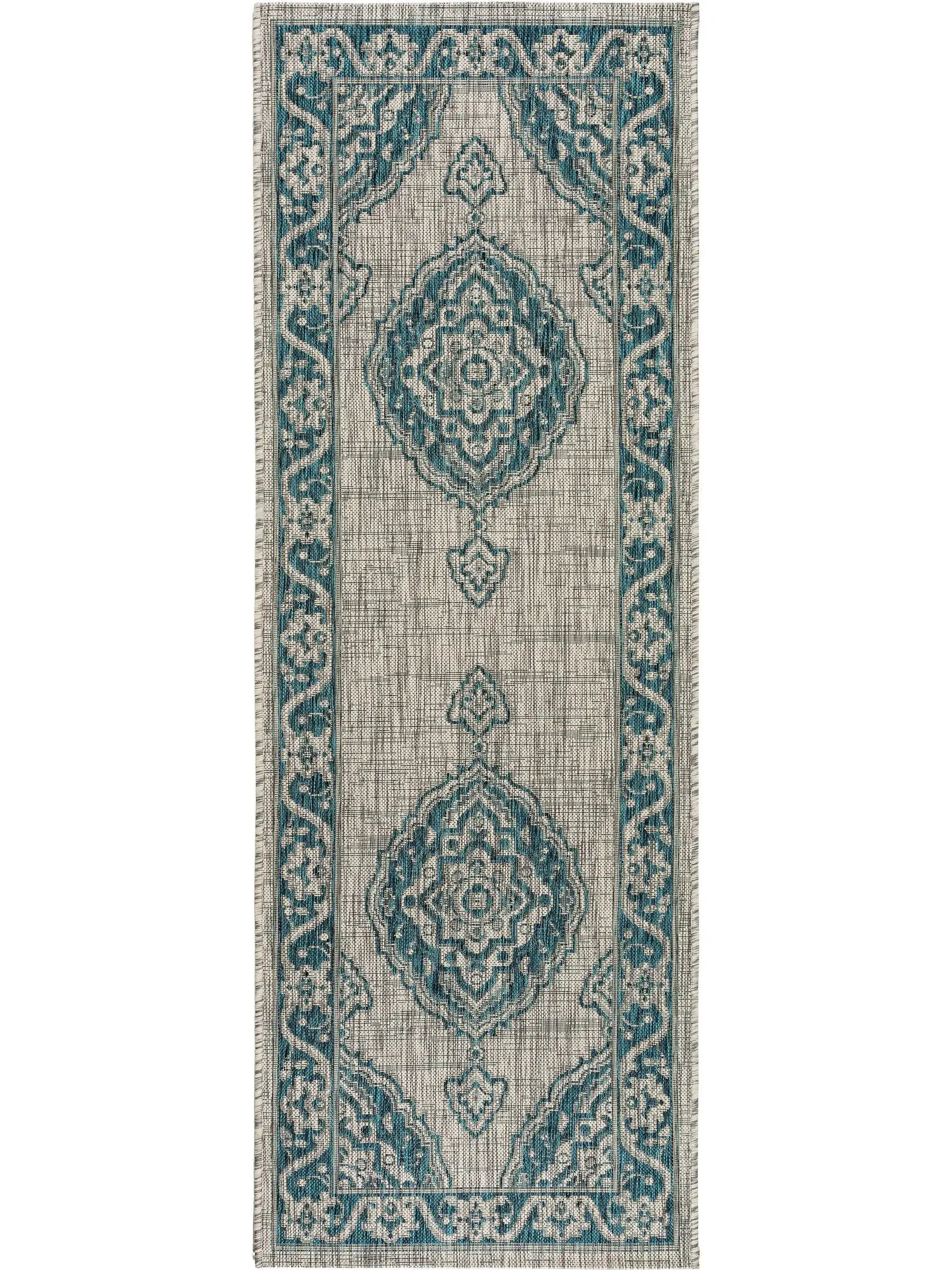 Teppich Cleo aus 100% Polypropylen in Blau von benuta