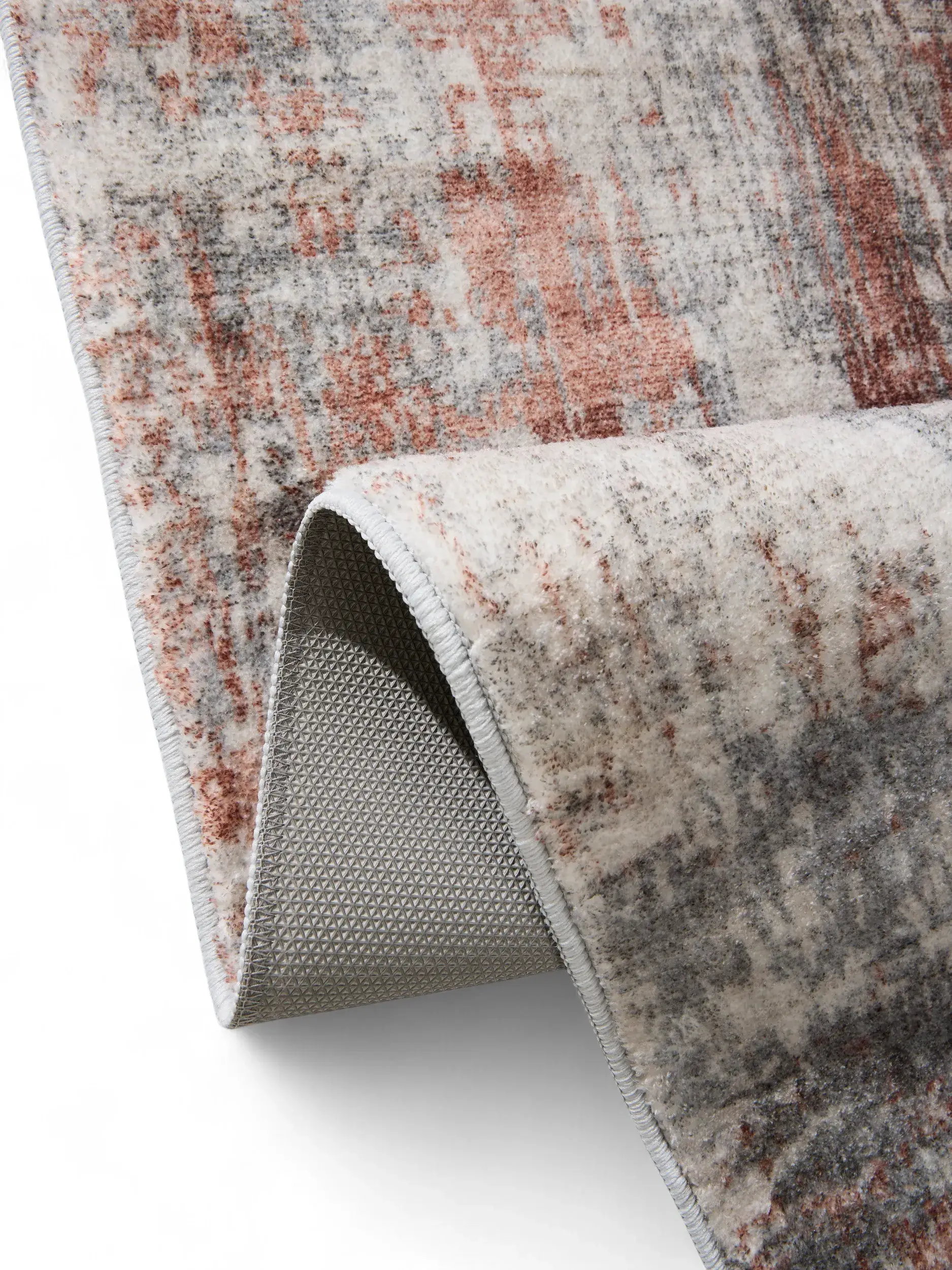 Teppich aus 100% Polyester in Rosa mit 100% Polyester hohem Flor von benuta Pop